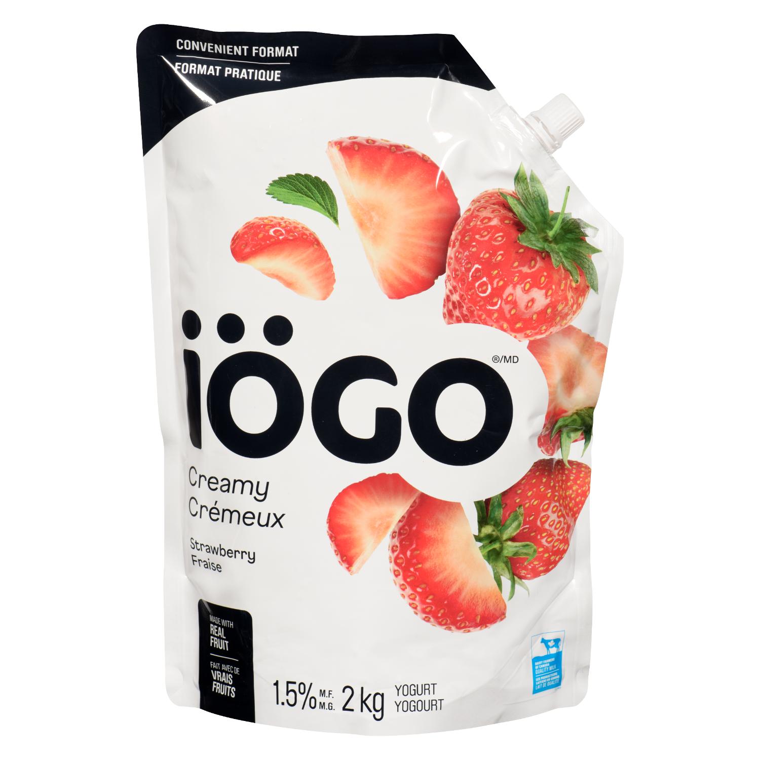 1.5% Strawberry Yogurt 2 kg