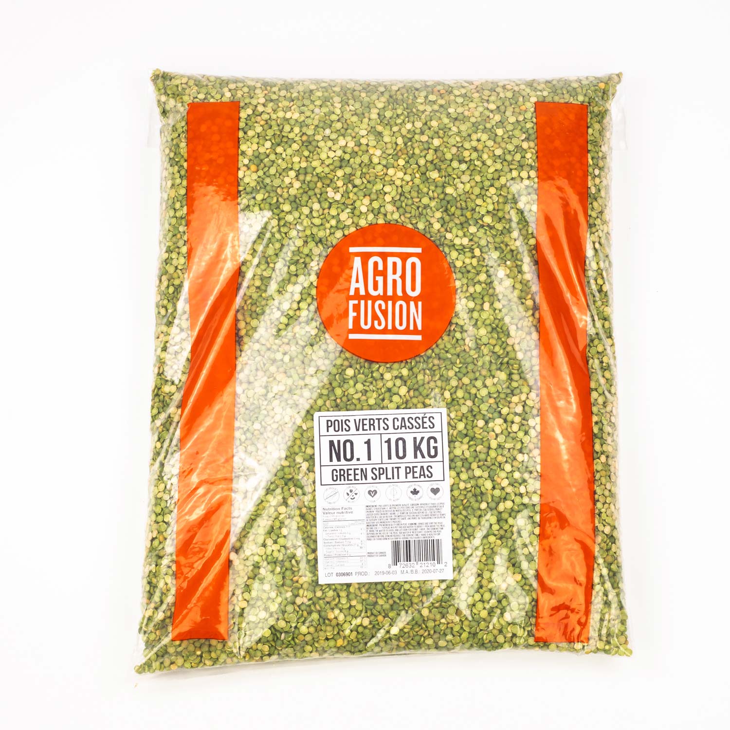 Green Split Peas 10 kg