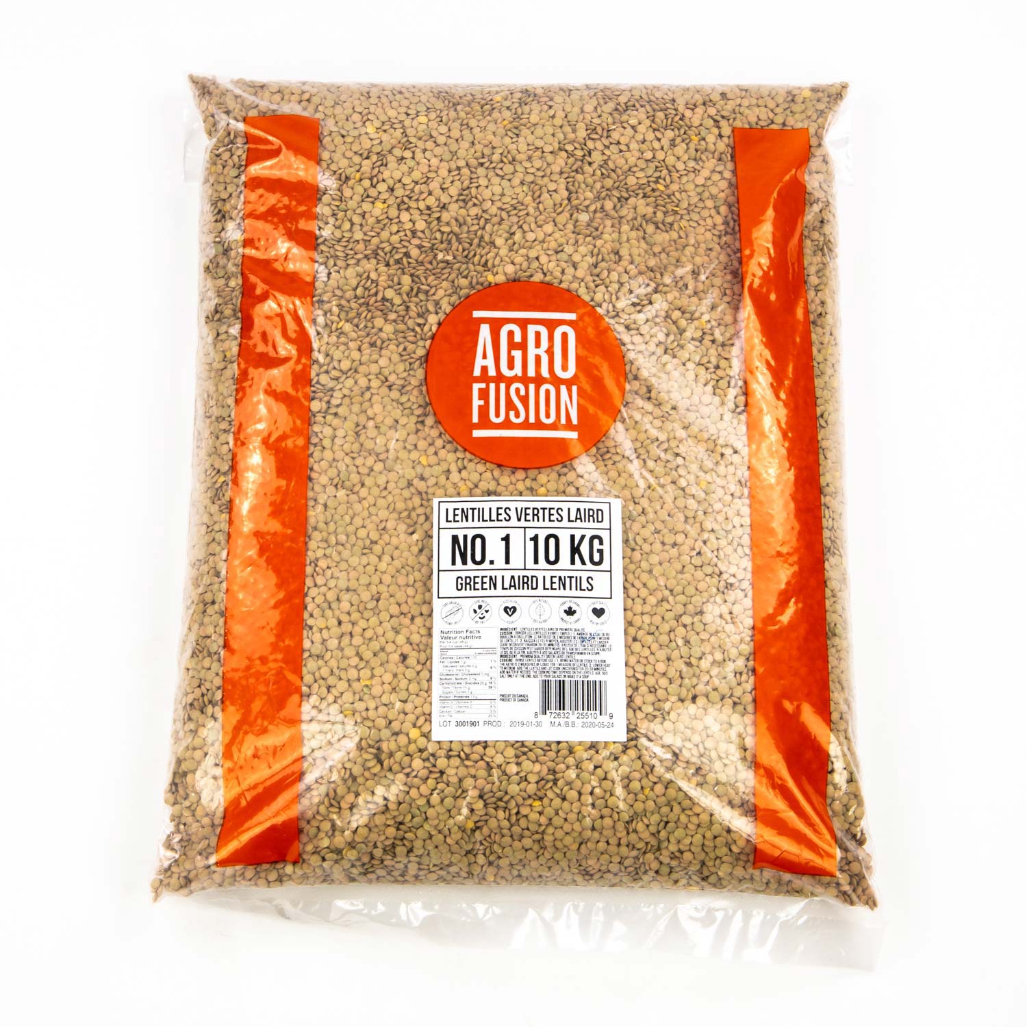 Green Laird Lentils 10 kg