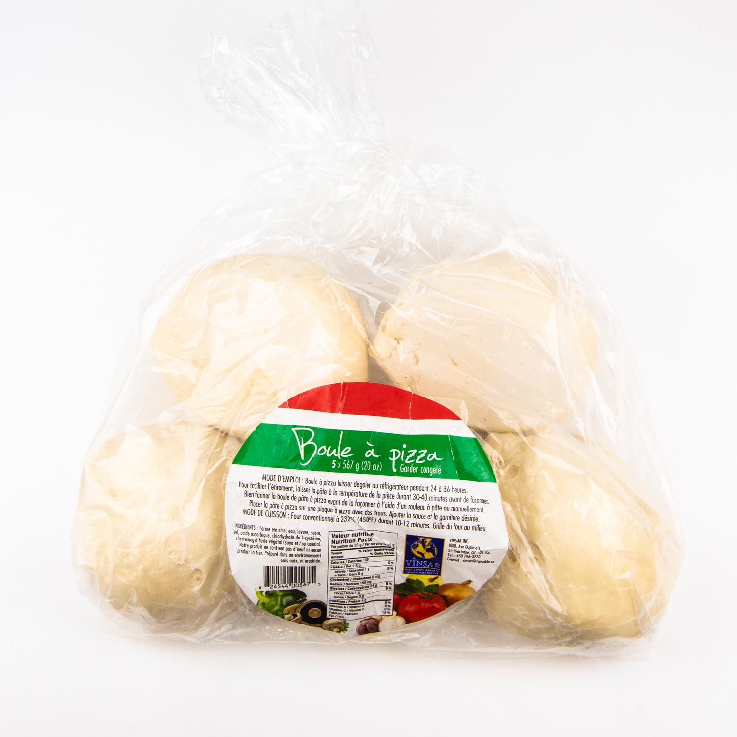 Pizza Dough Ball x5
