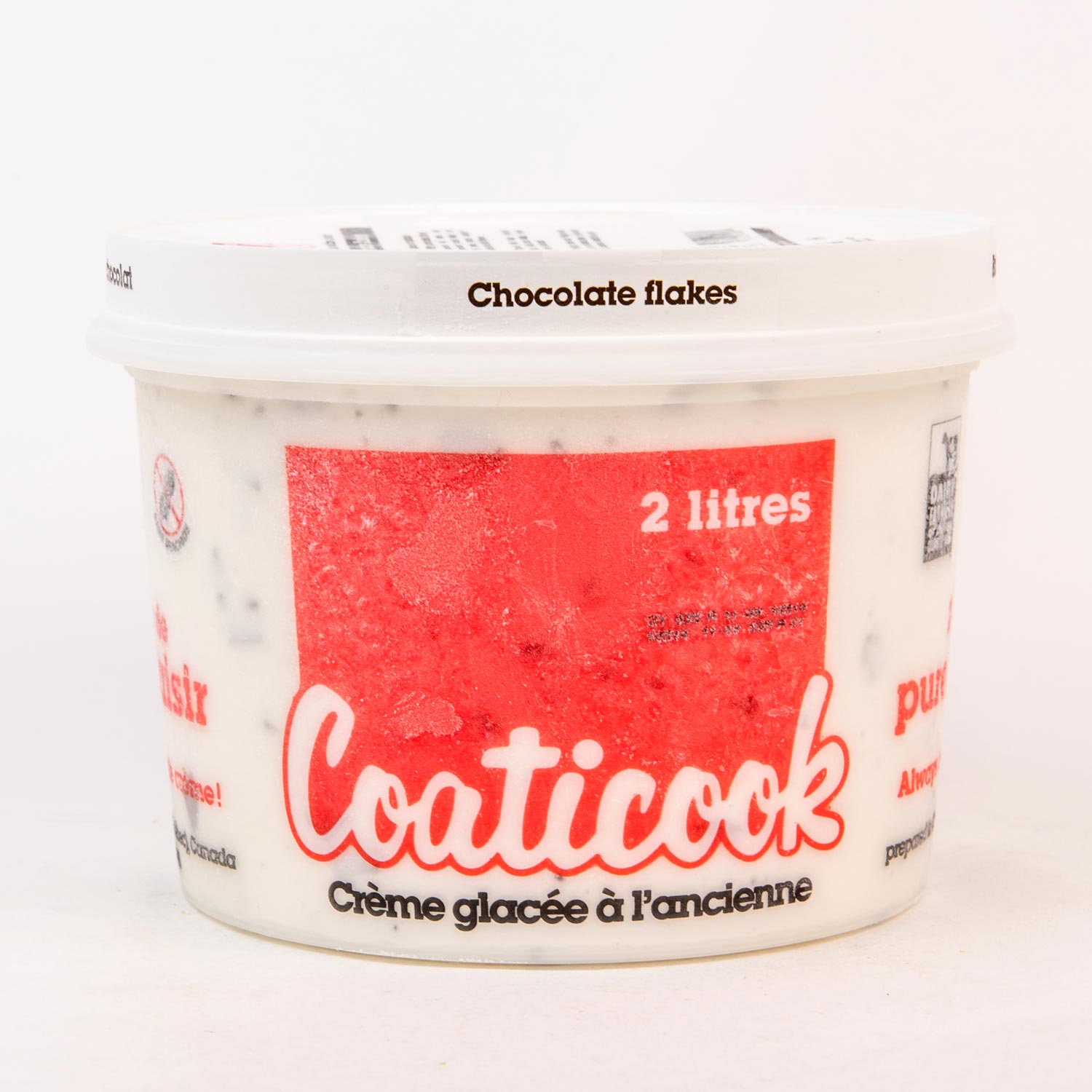 Chocolate Flakes Old-Style Ice Cream 2 L