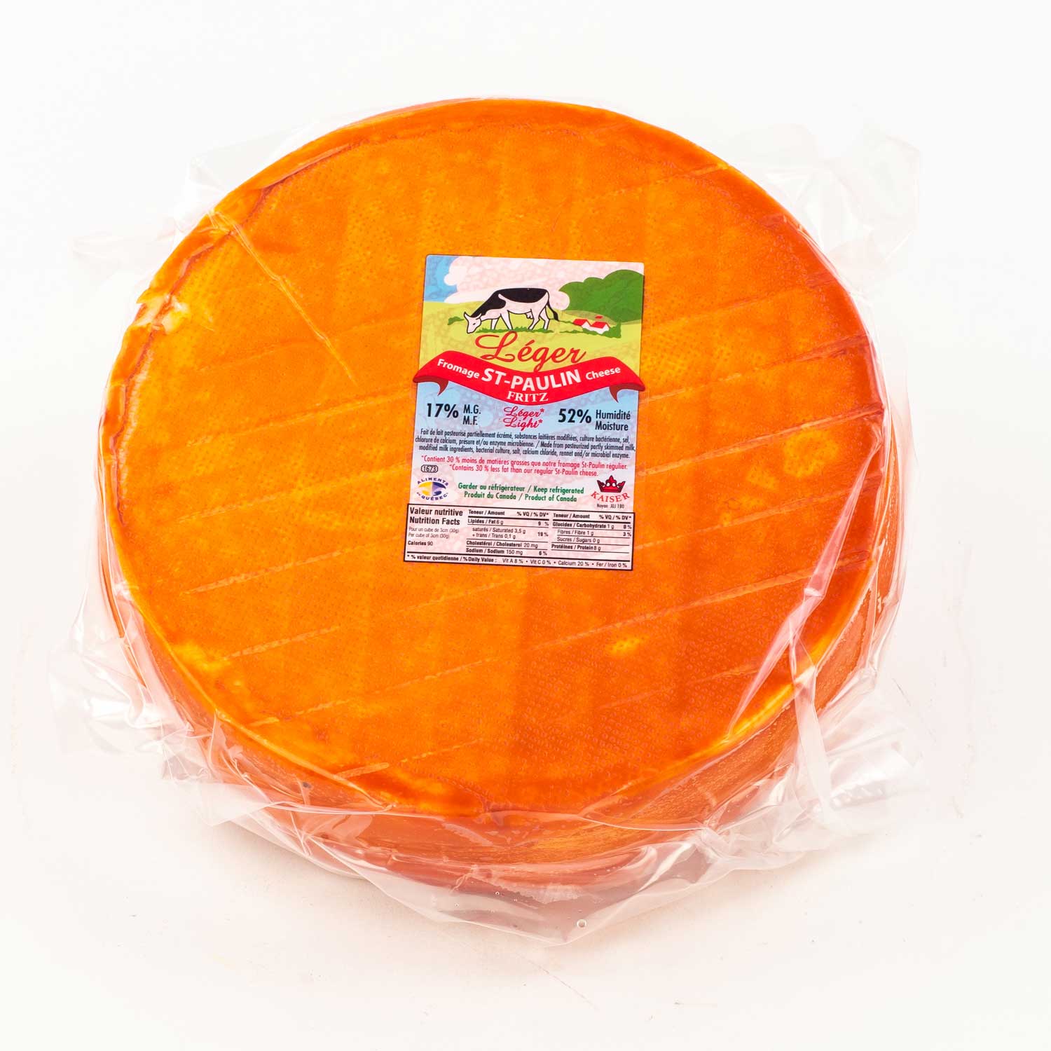 Light St-Paulin Cheese Wheel 2.2 kg