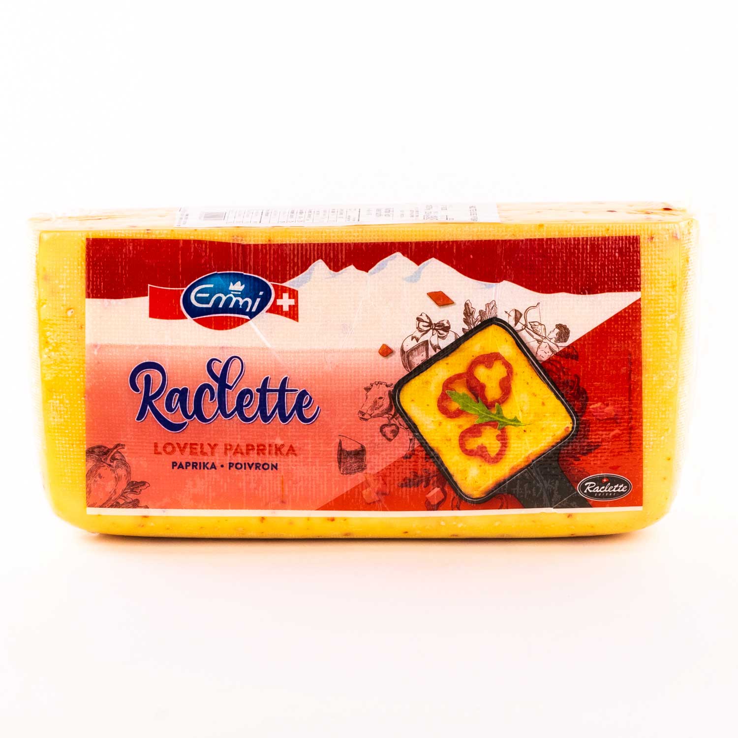 Paprika Swiss Raclette Cheese 3.2 kg