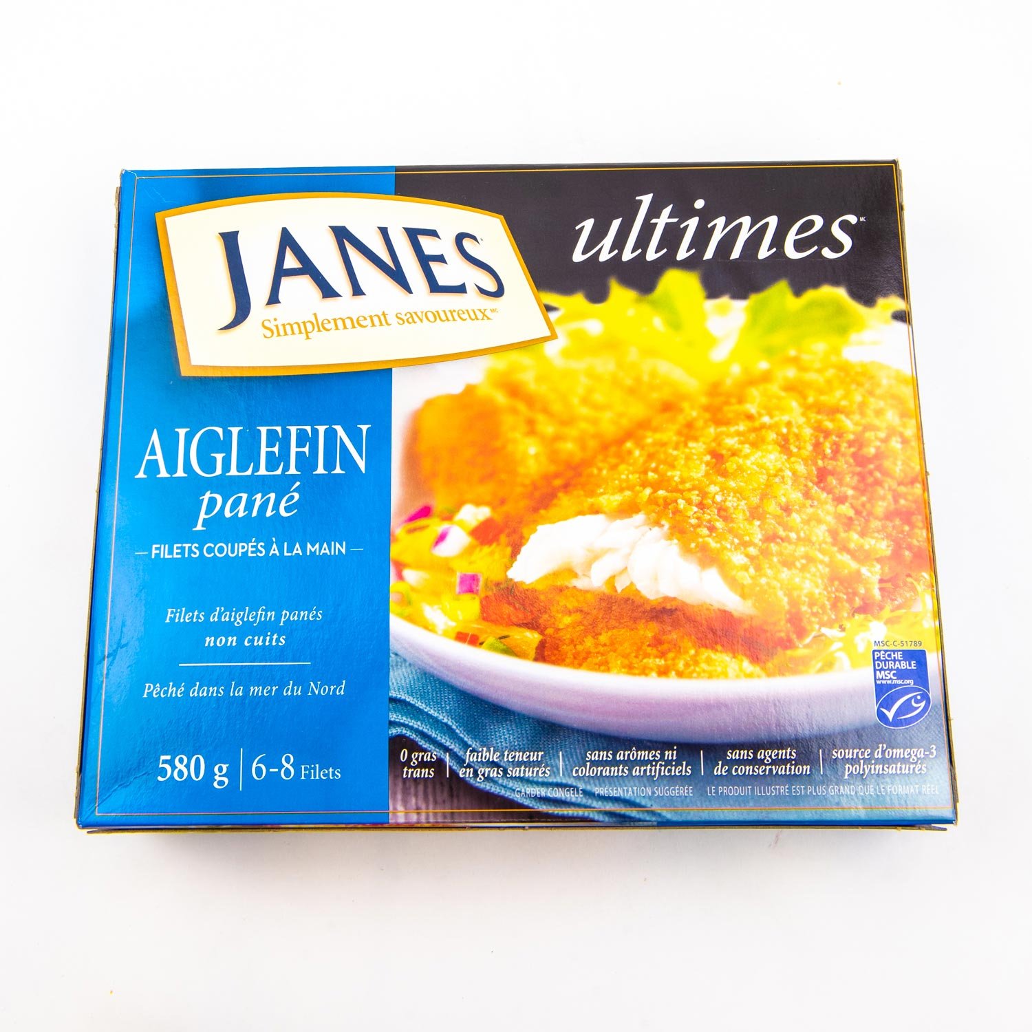 Frozen Breaded Haddock 580 g