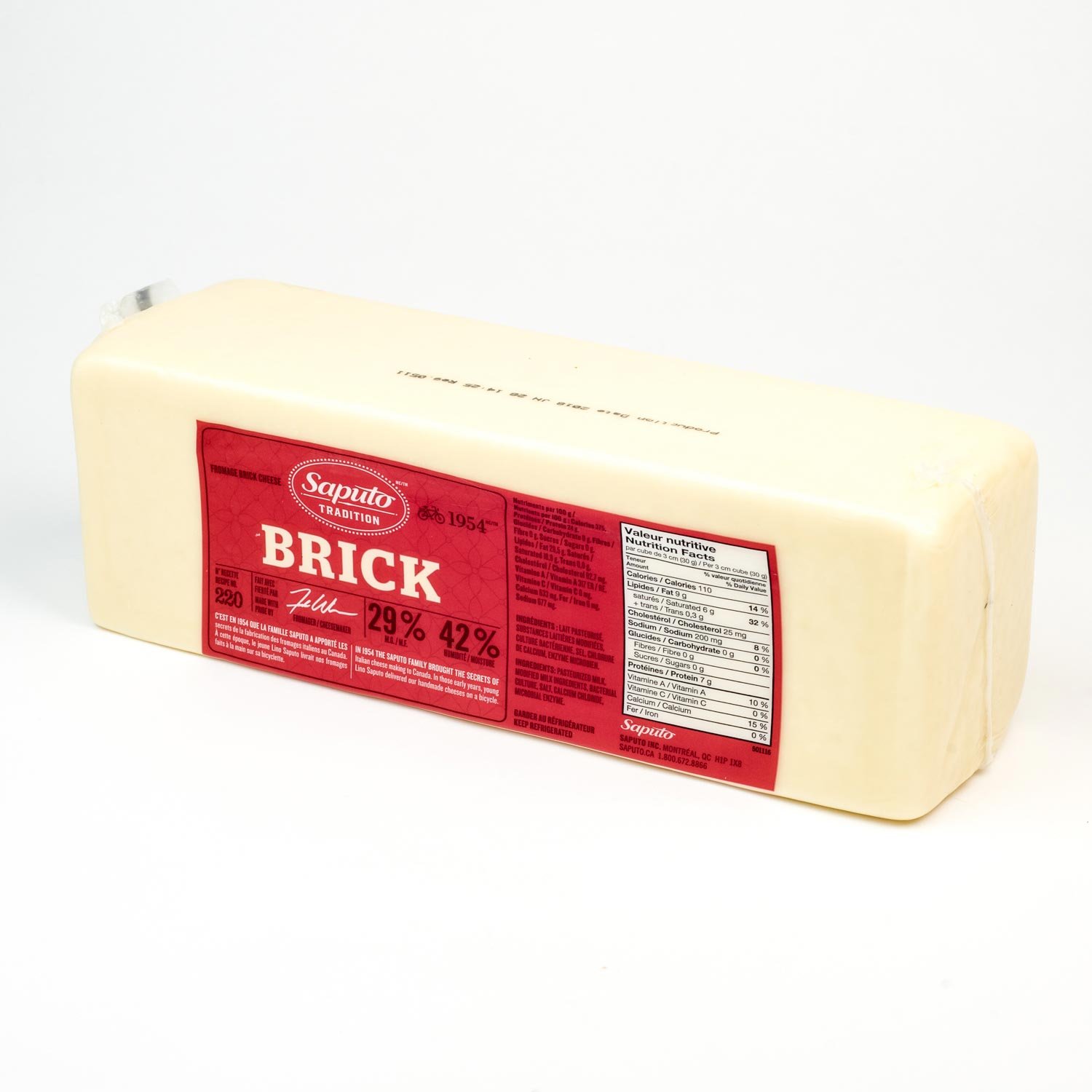 Brick Cheese 2.4 kg
