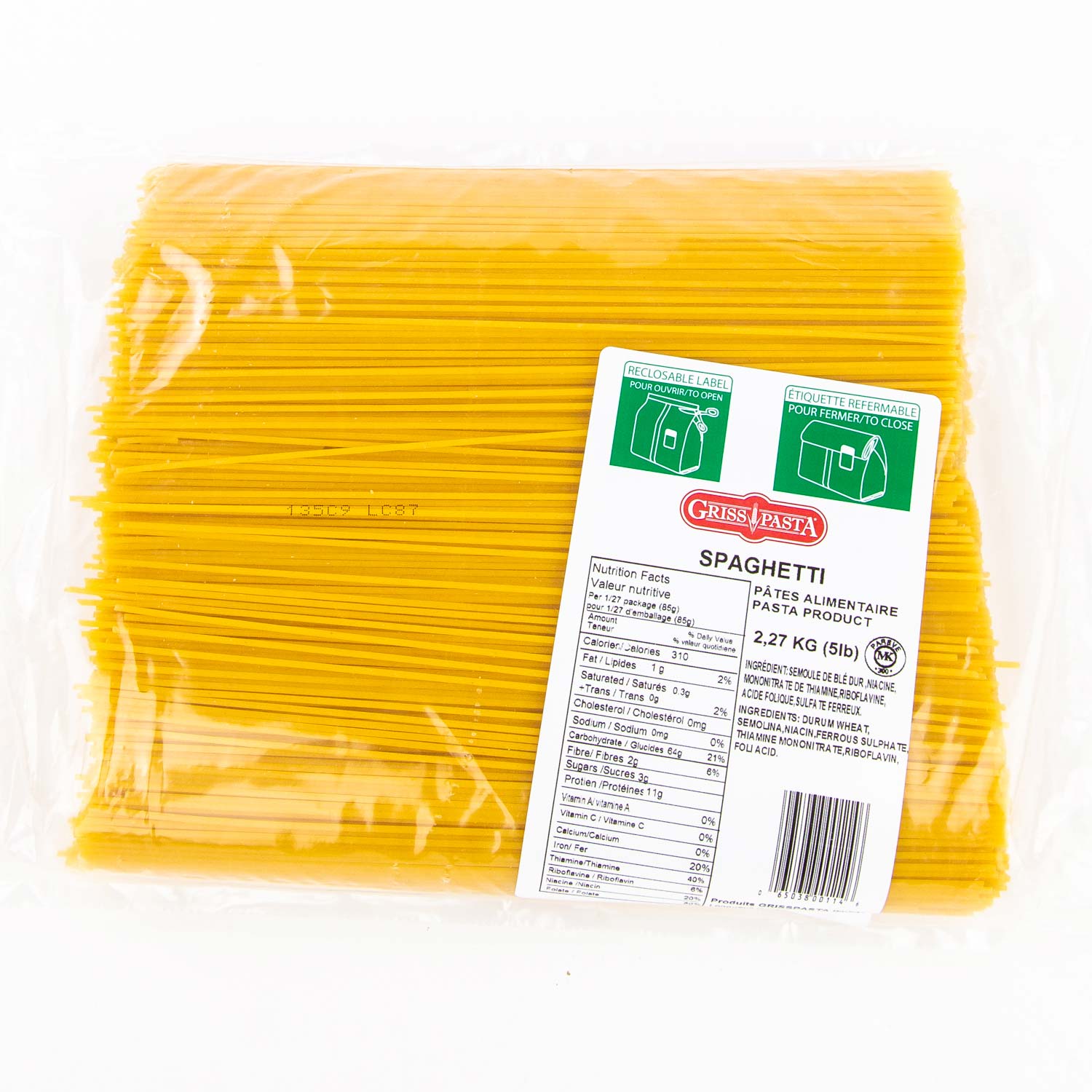 Spaghetti Pasta 5 lb