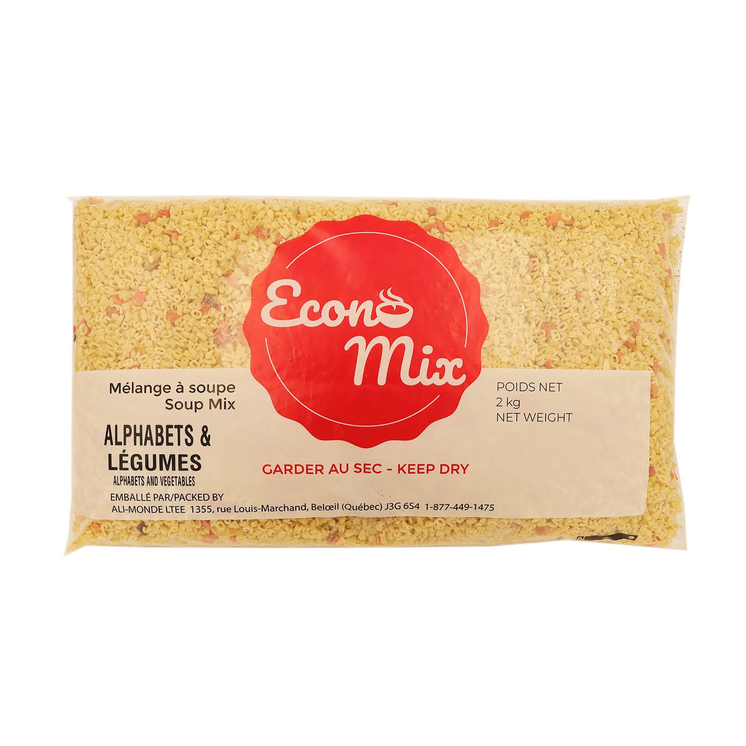 Alphabets and Vegetables Soup Mix 2 kg