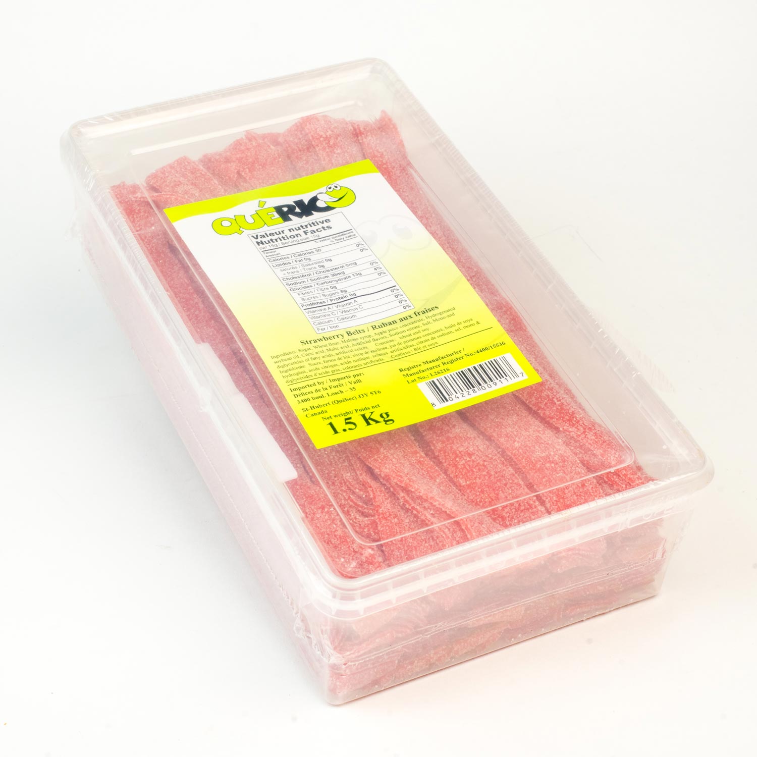 Strawberry Sweet Licorice Ribbon 1.5 kg