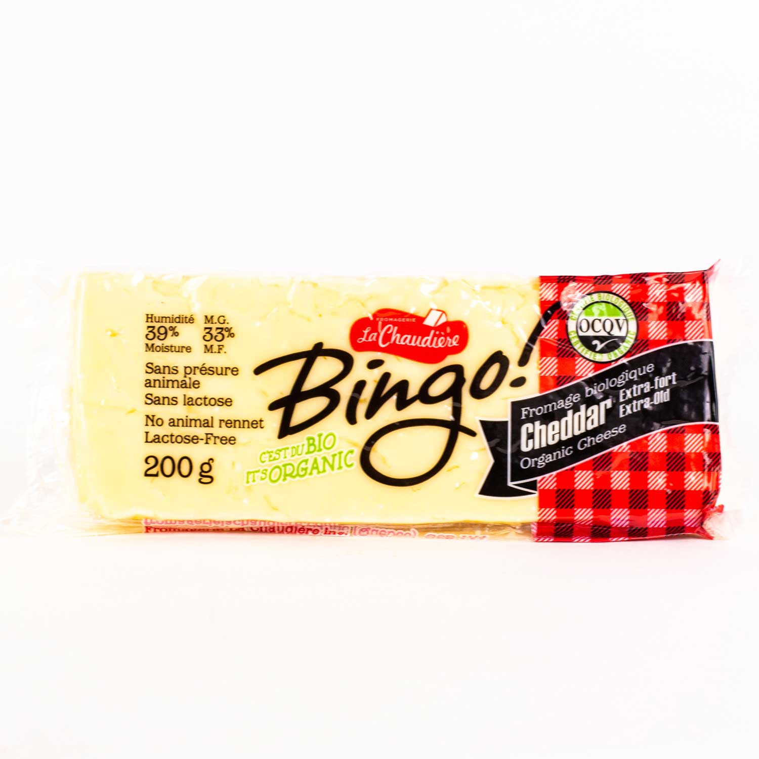 Organic Extra Strong Cheddar 200 g