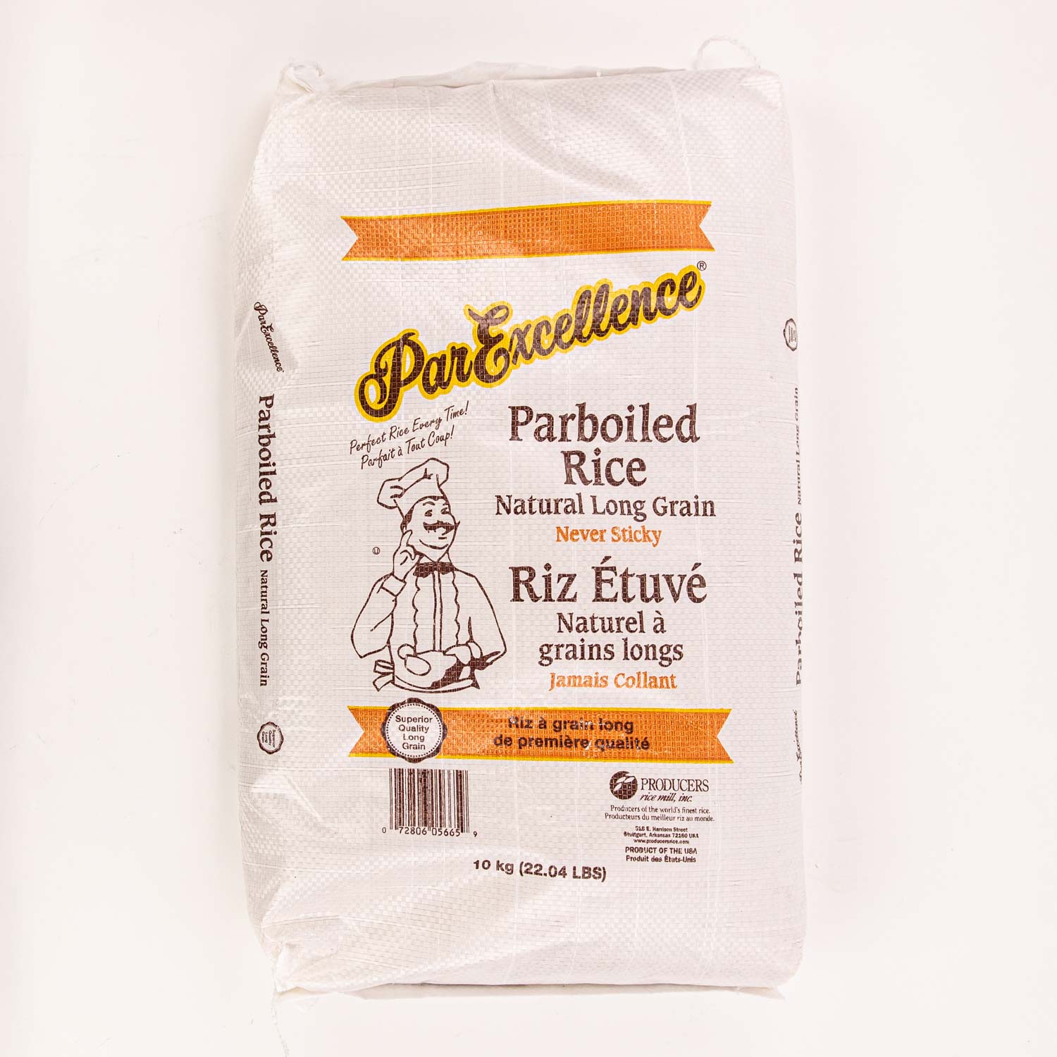 Natural Long Grain Parboiled Rice 10 kg