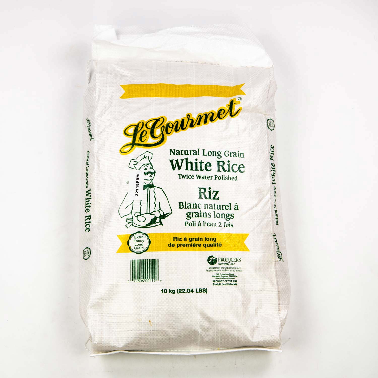 Natural Long Grain White Rice 10 kg