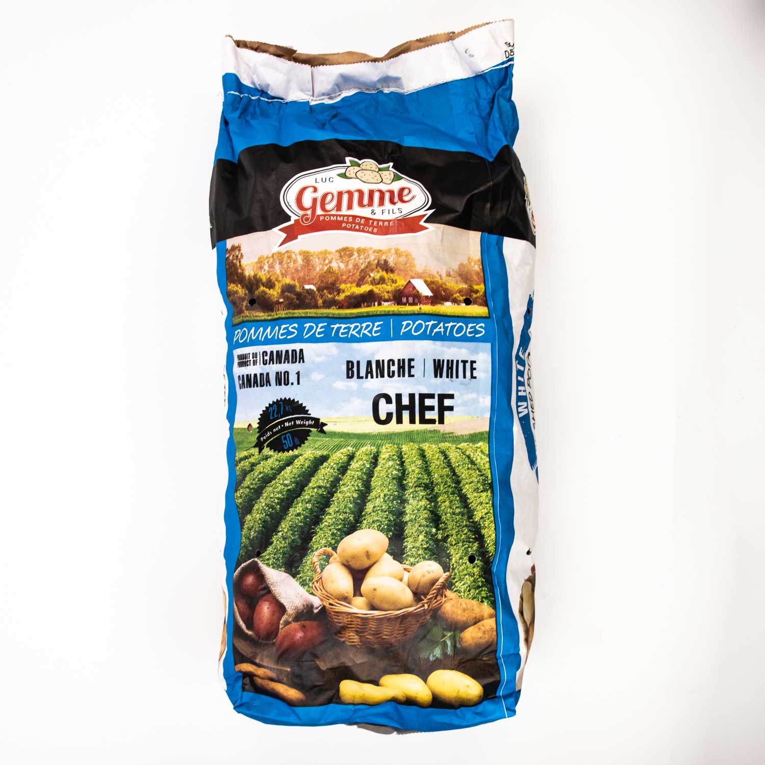 White Chef Potatoes 50 lb