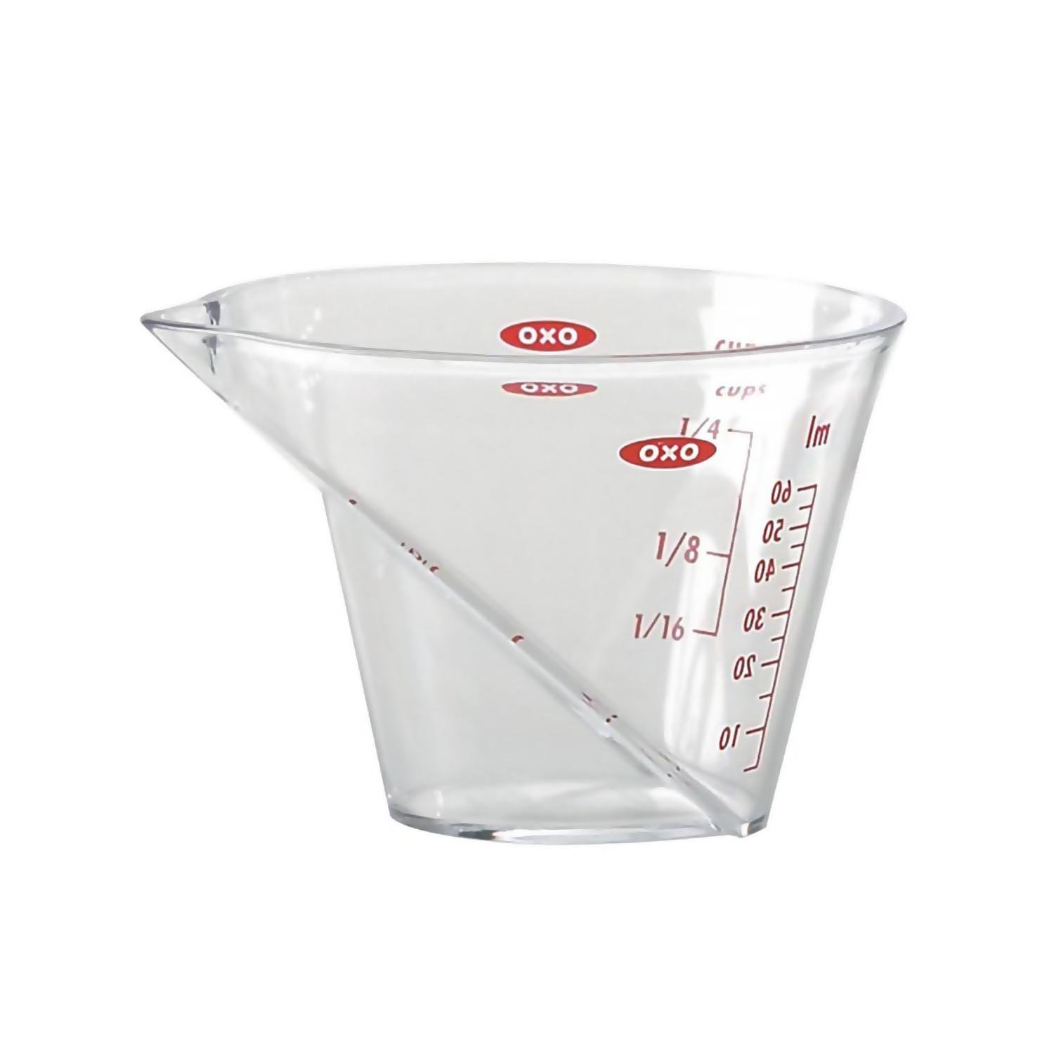 Mini Angled Measuring 1/4 Cup / 60 ml