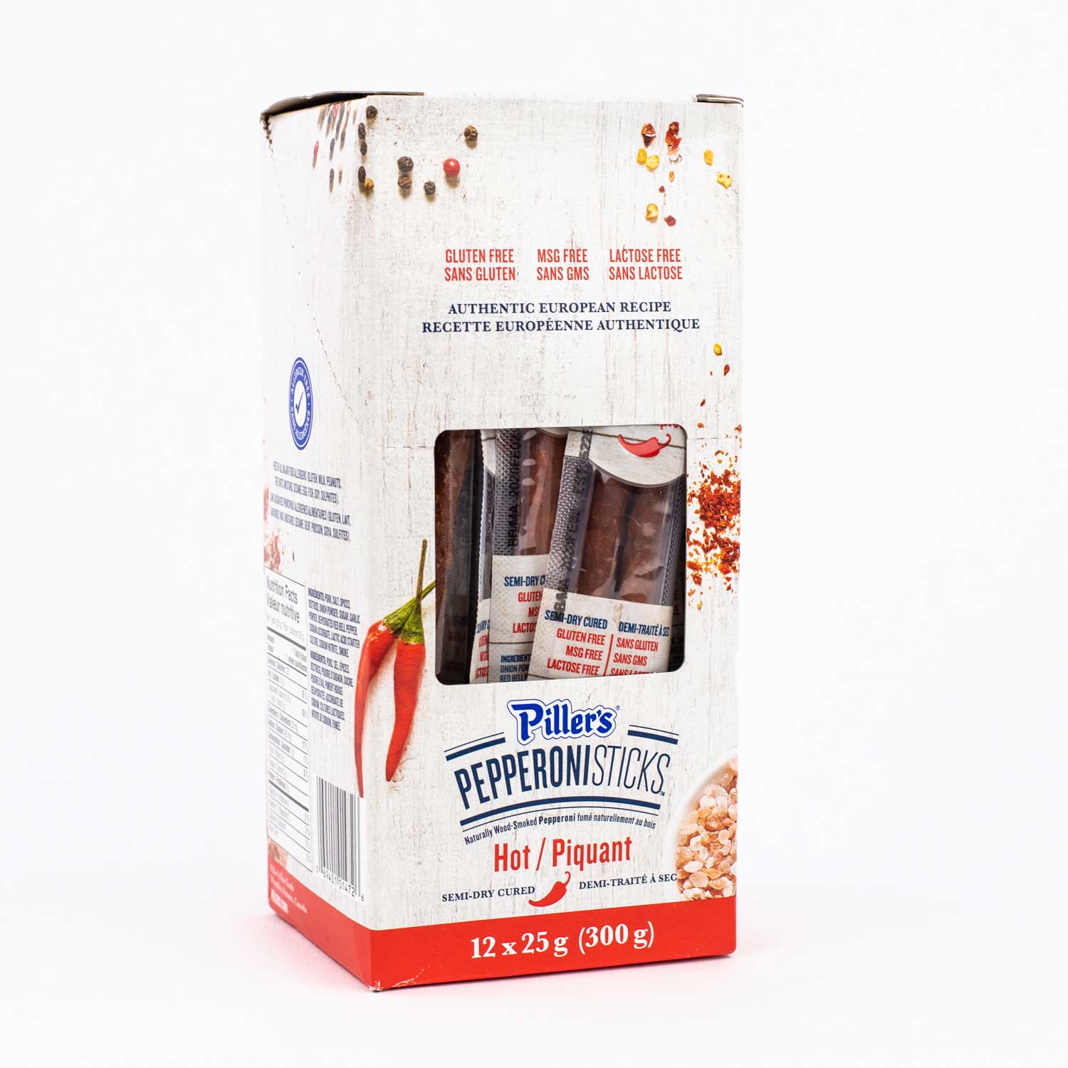 Hot Pepperoni Sticks 12 x 25 g