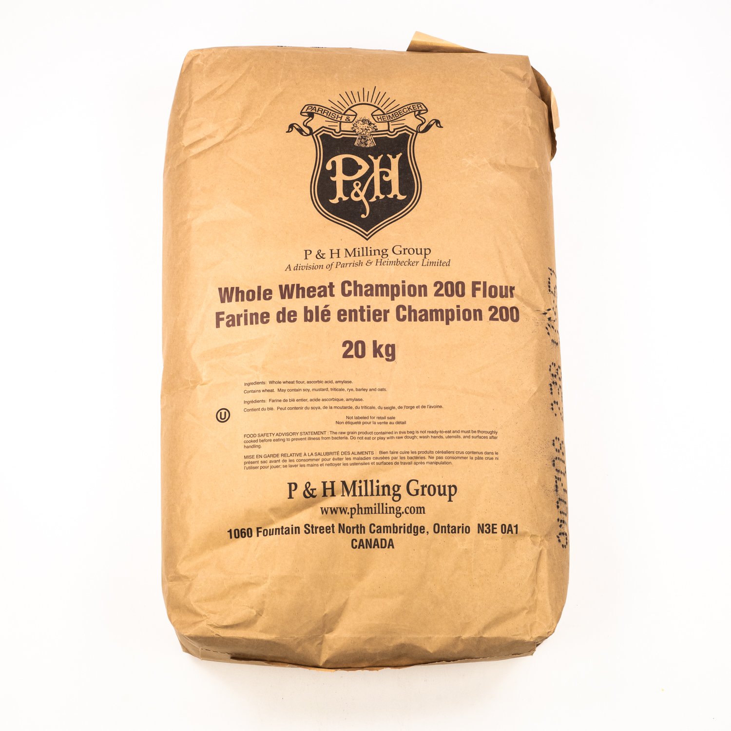 Whole Wheat Champion 200 Flour 20 kg