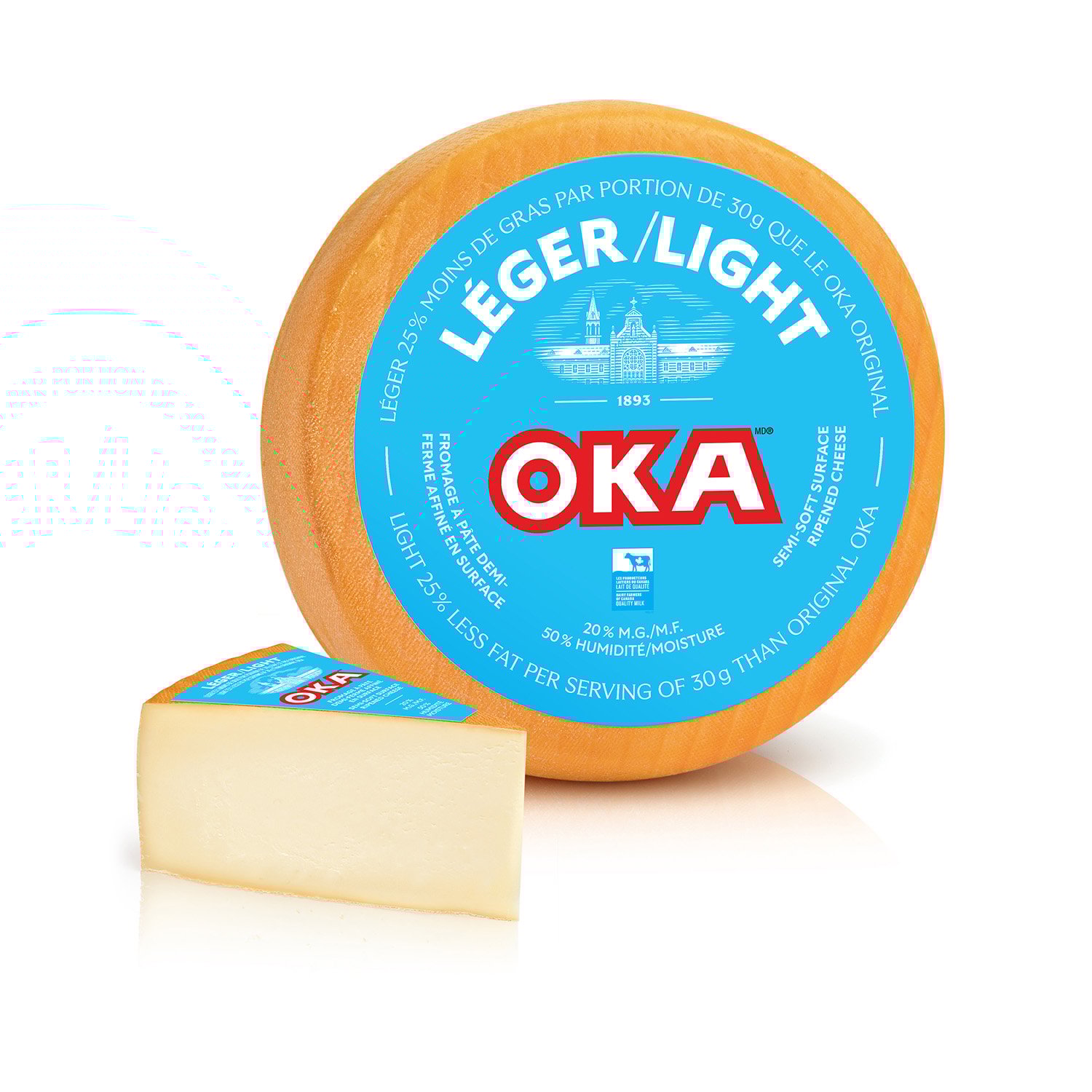 Light Oka Cheese Wheel 2.5 kg