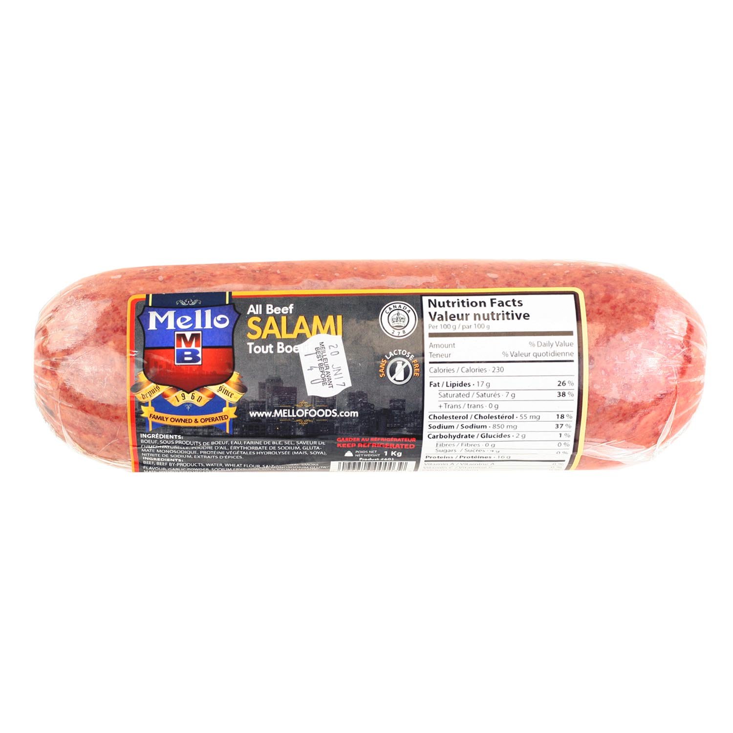 Beef Salami 1 kg