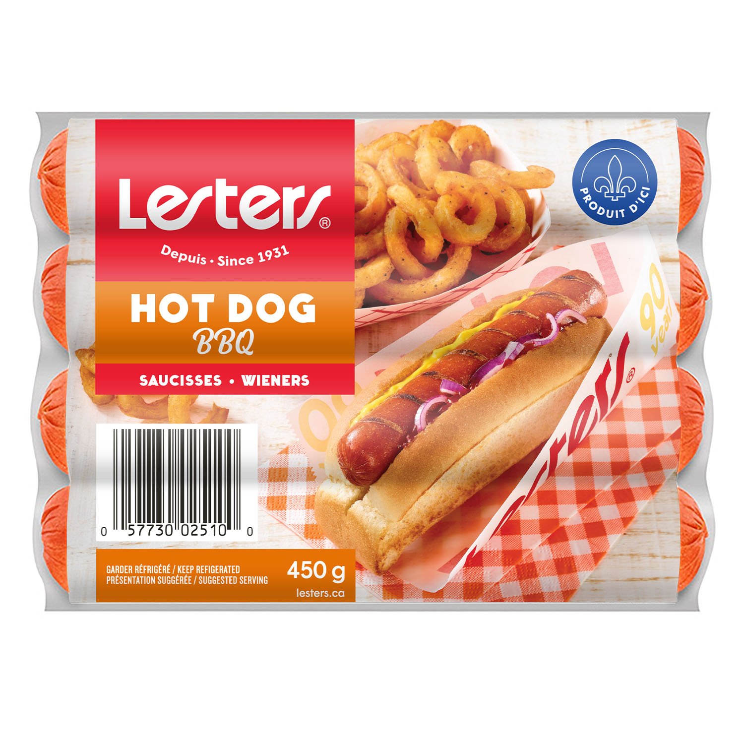 BBQ Wieners Sausages 450 g