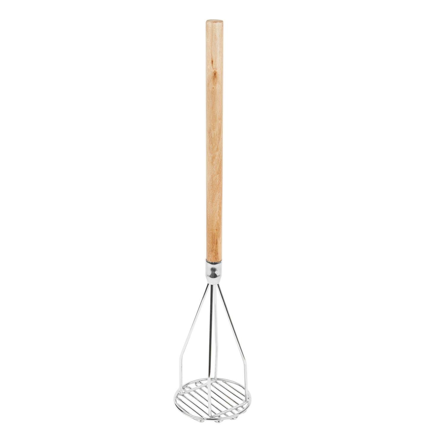 Round Potato Masher with Wood Handle 5