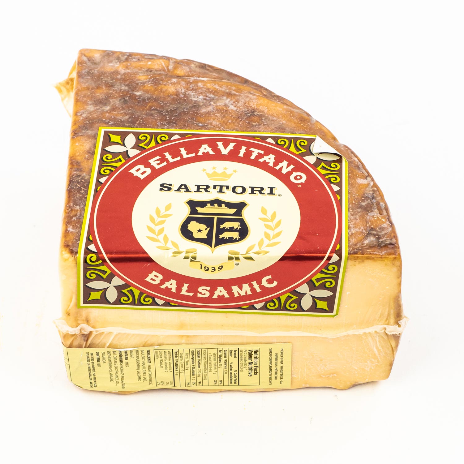 Balsamic BellaVitano Cheese Wheel 4.5 kg