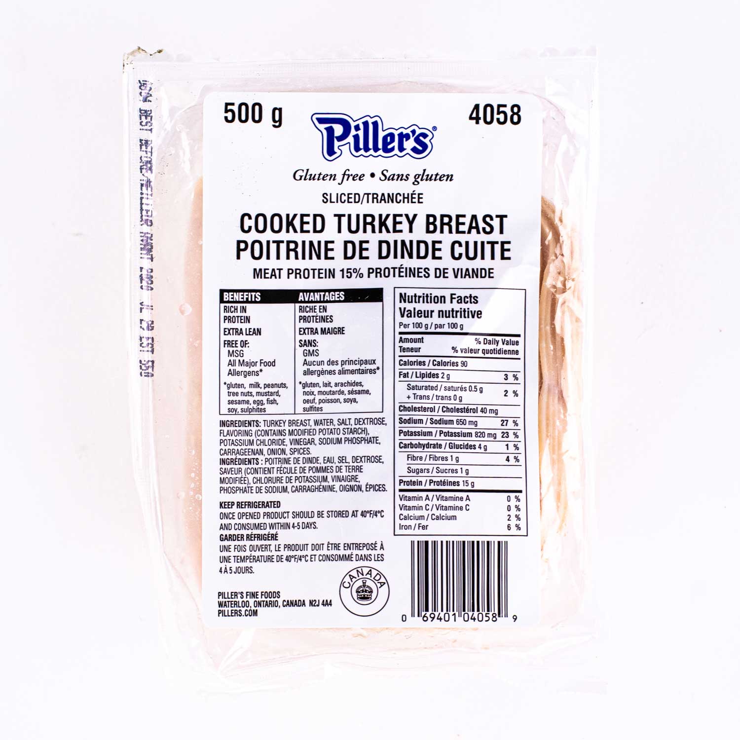 Sliced Cooked Turkey 500 g