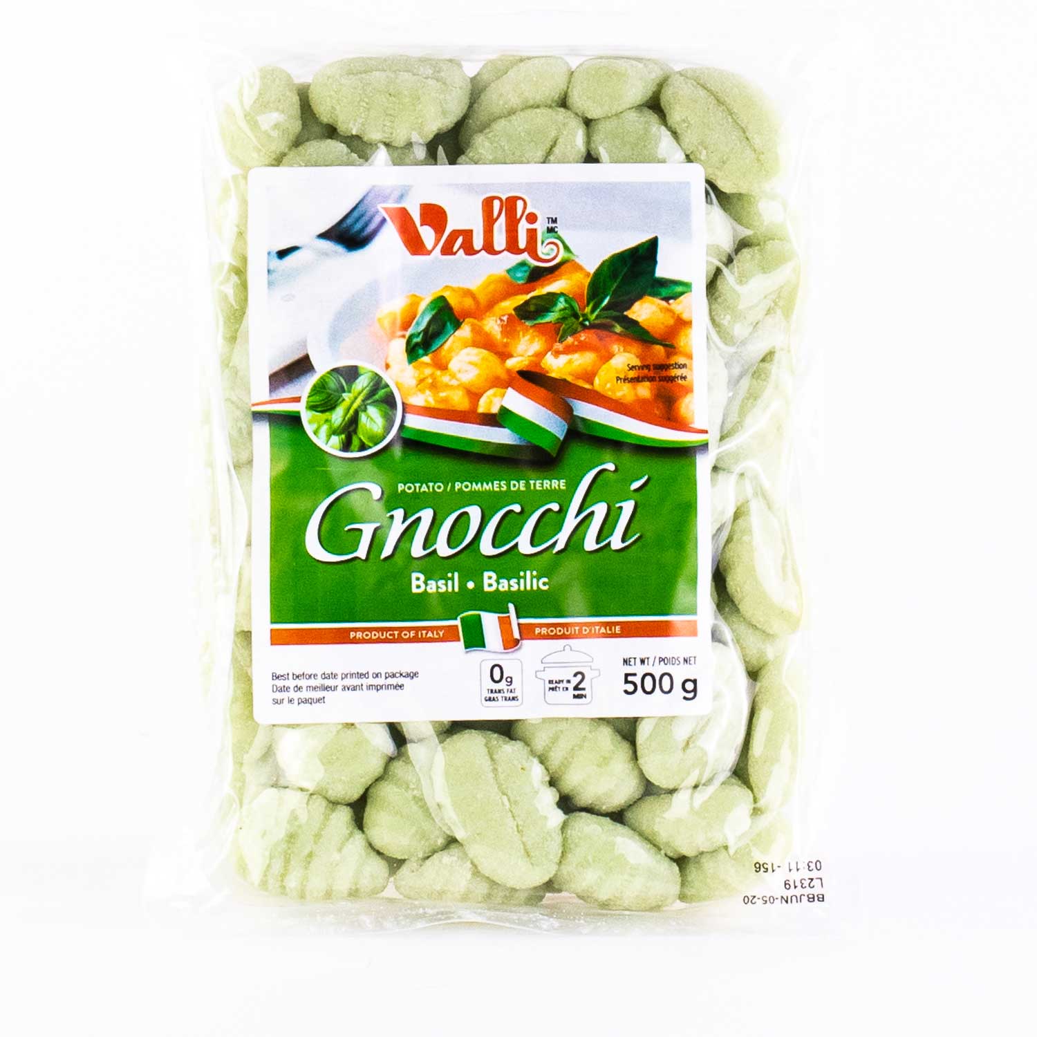 Basil Potato Gnocchi 500 g