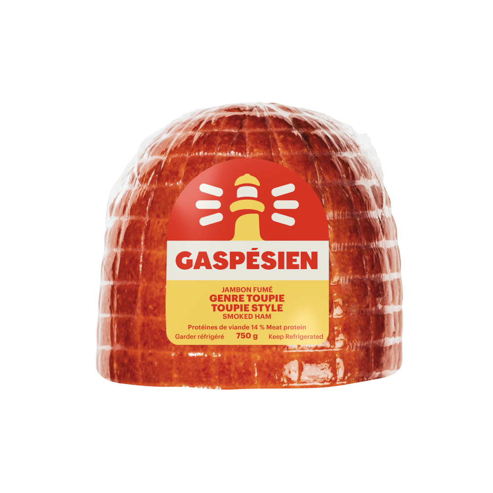 1/4 Smoked Toupie Style Ham 750 g