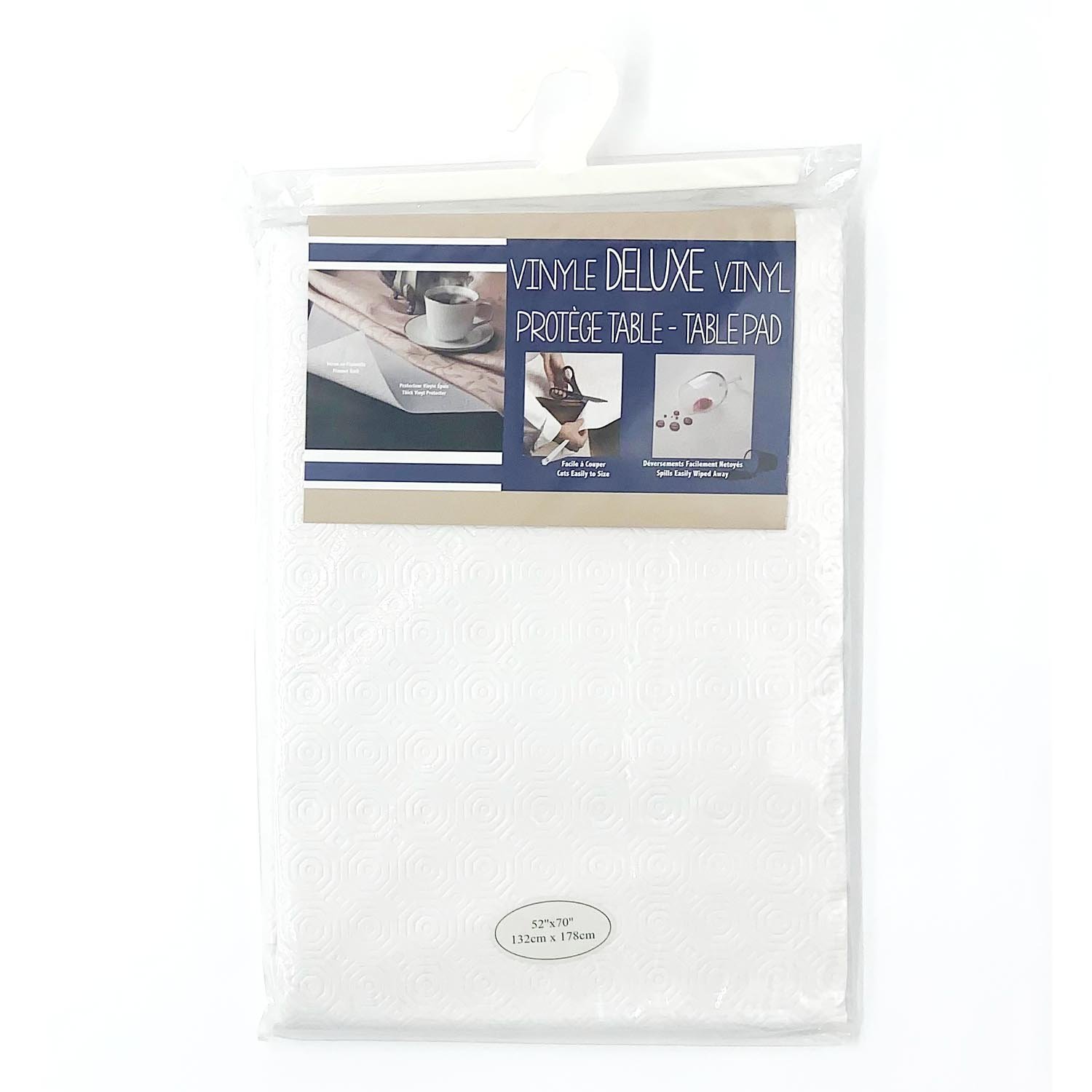 Vinyl Deluxe Tablepad 52'' x 70''