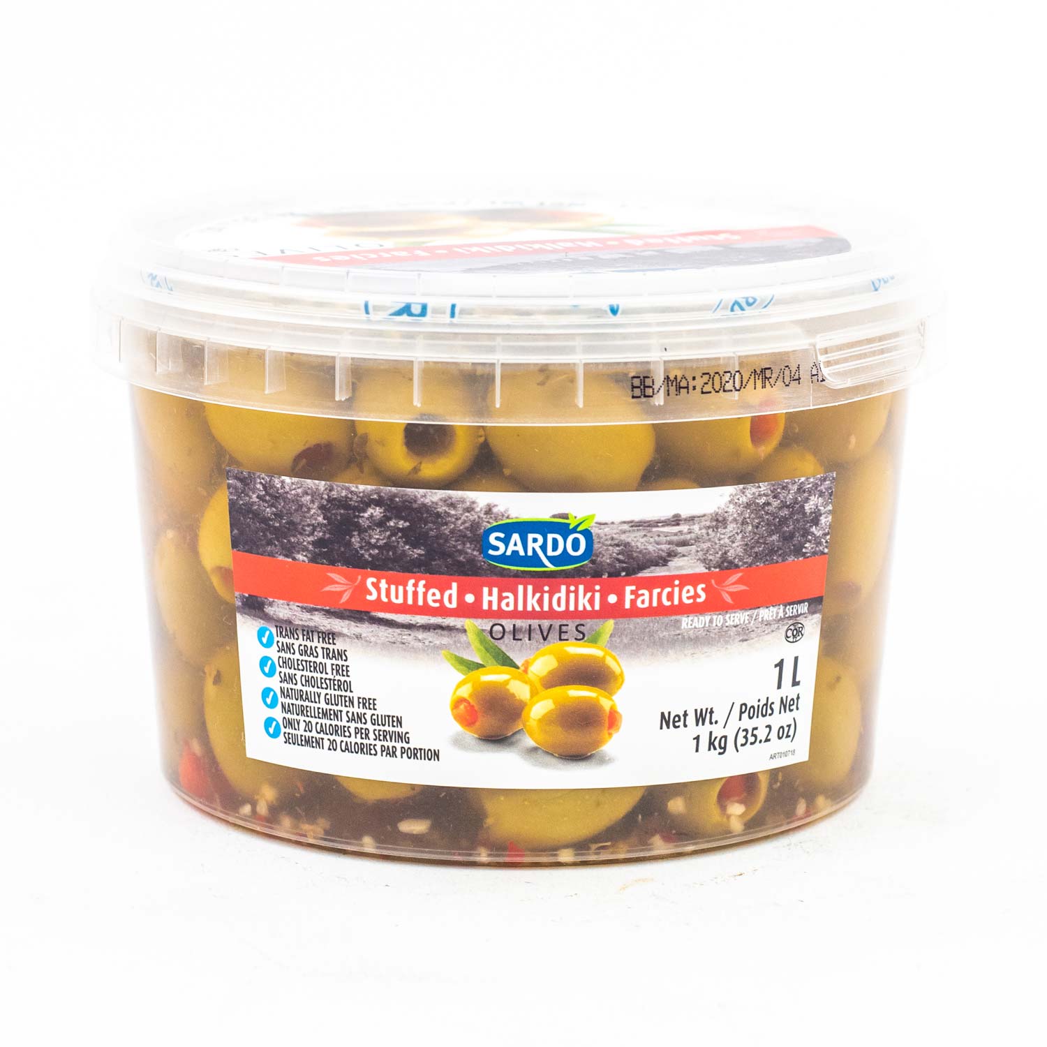 Stuffed Green Olives 1 L