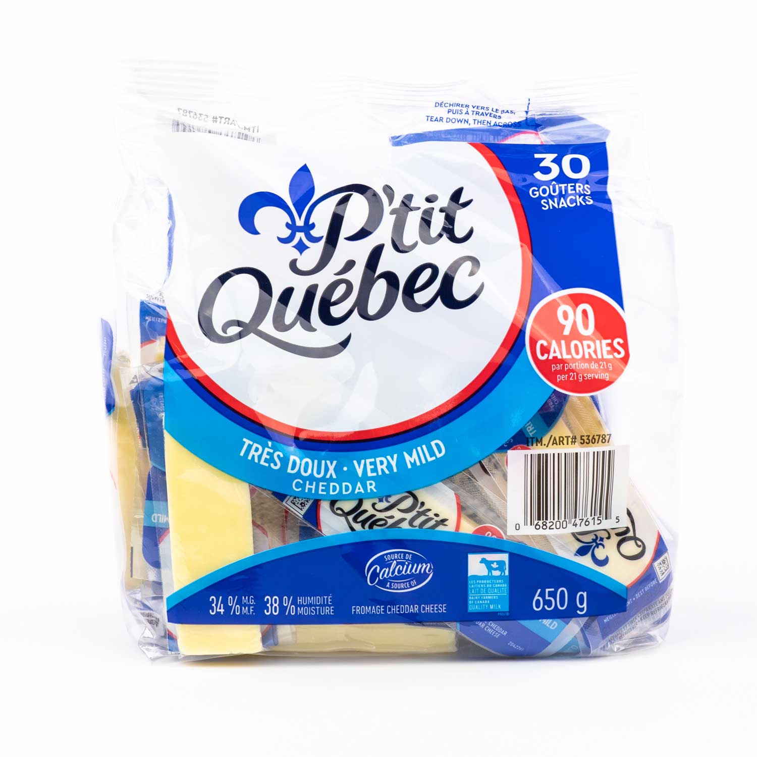 Mild White Cheddar Snacks x30