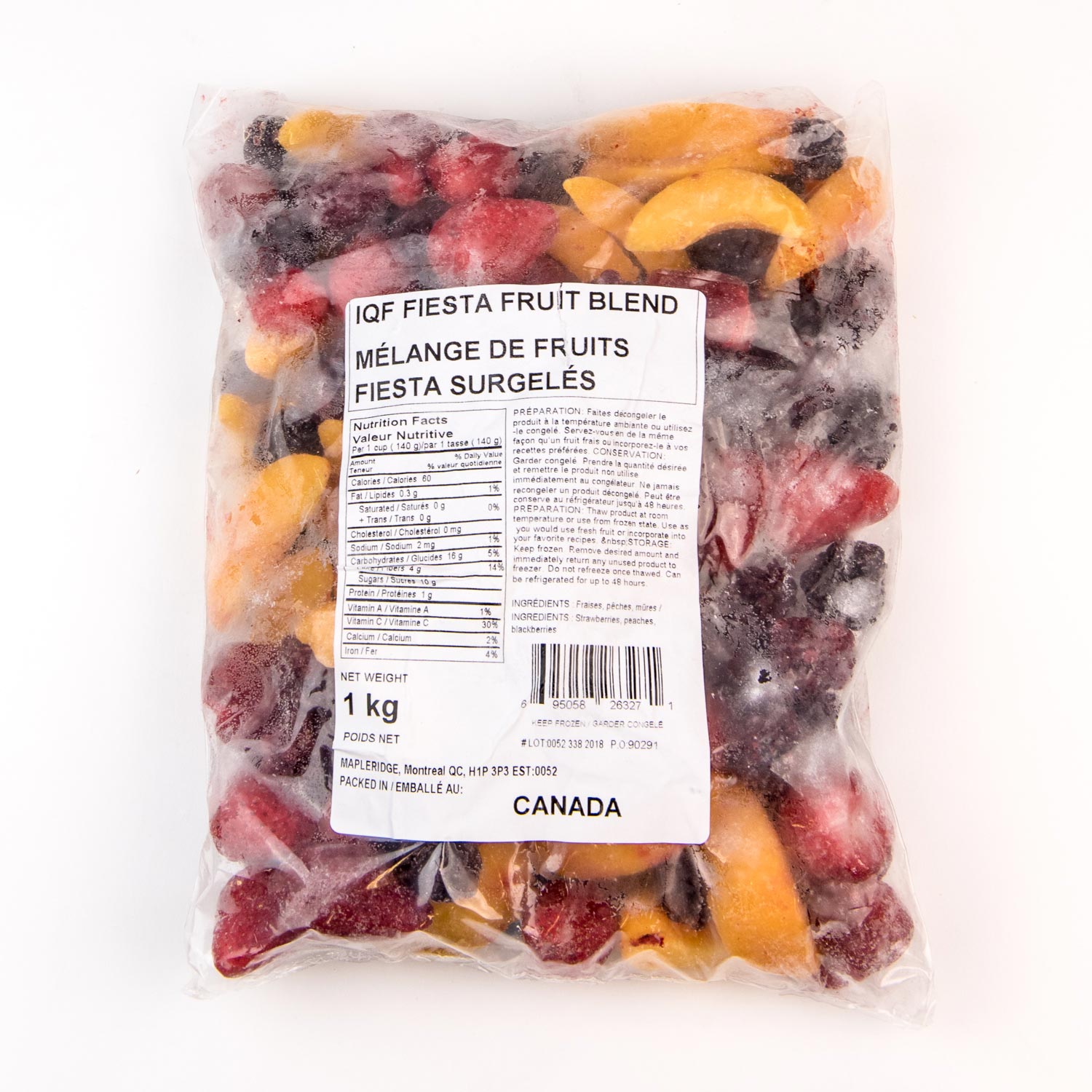 Fiesta Mix Frozen Fruits 1 kg