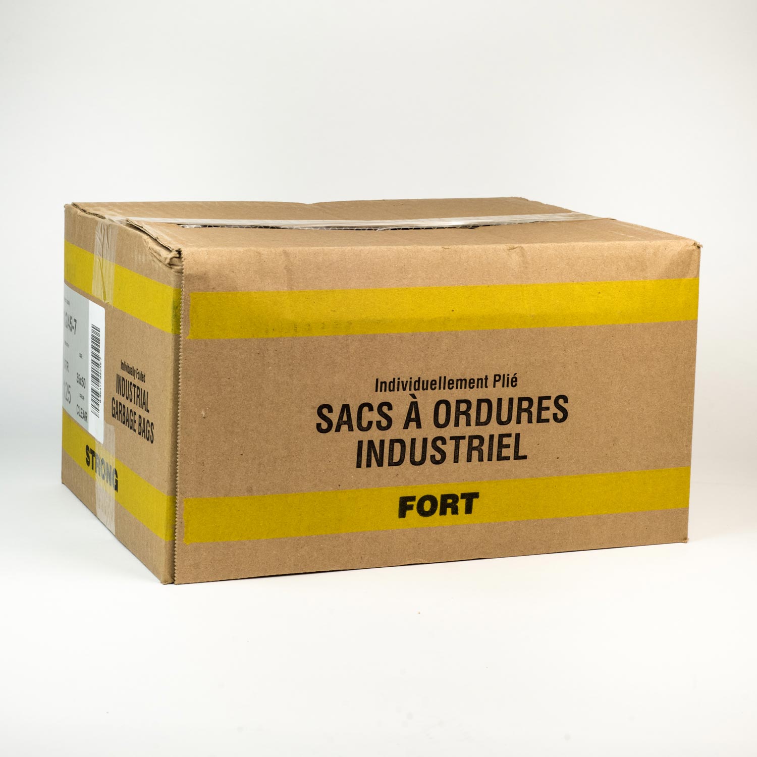 Strong Clear Garbage Bag 35 po x 50 po