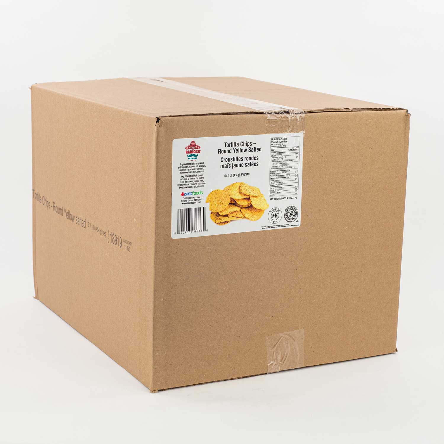 Nacho Round Chips 454 g