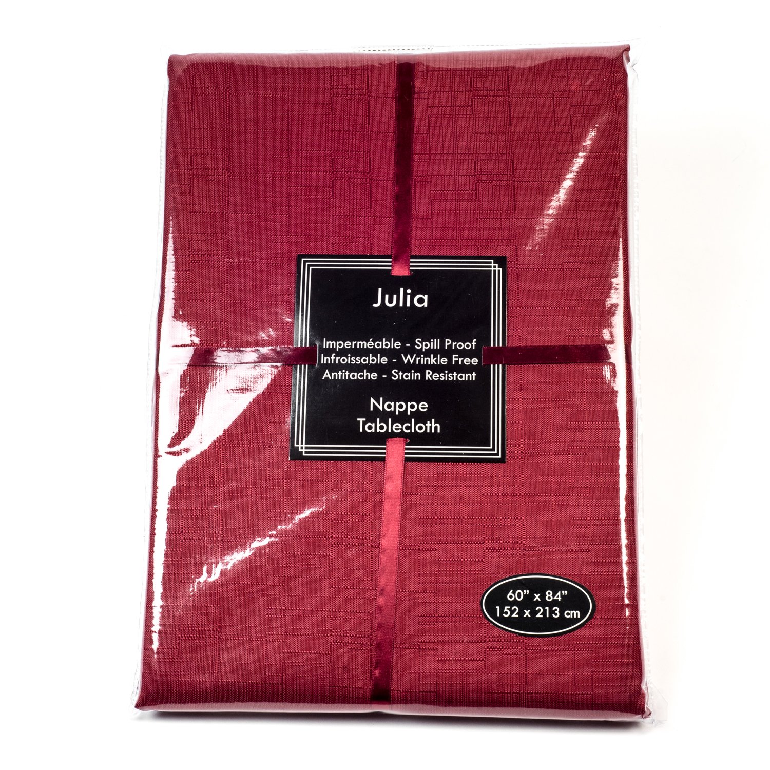 Restaurant Red Tablecloth 60 po x 84 po