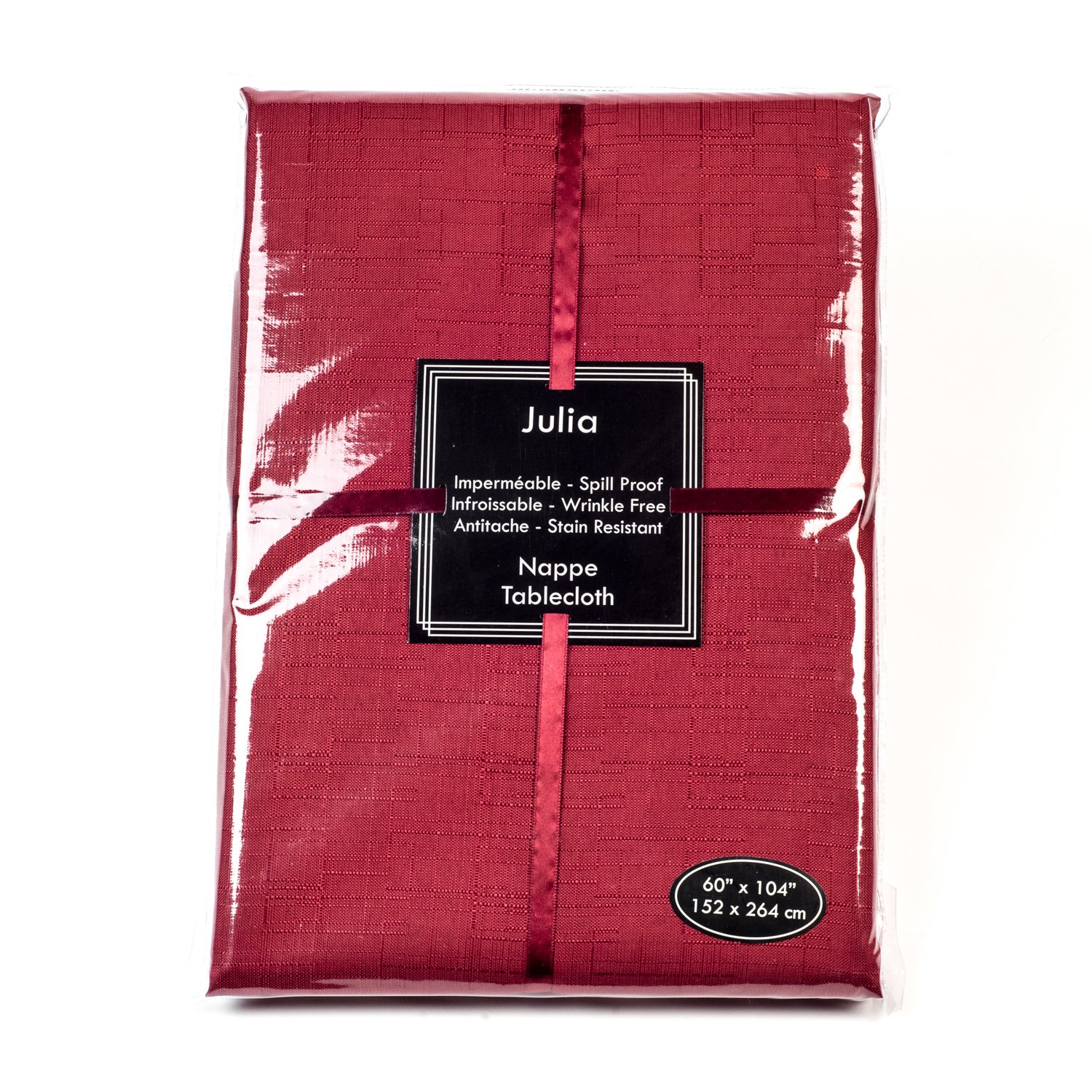 Restaurant Red Tablecloth 60 po x 104 po