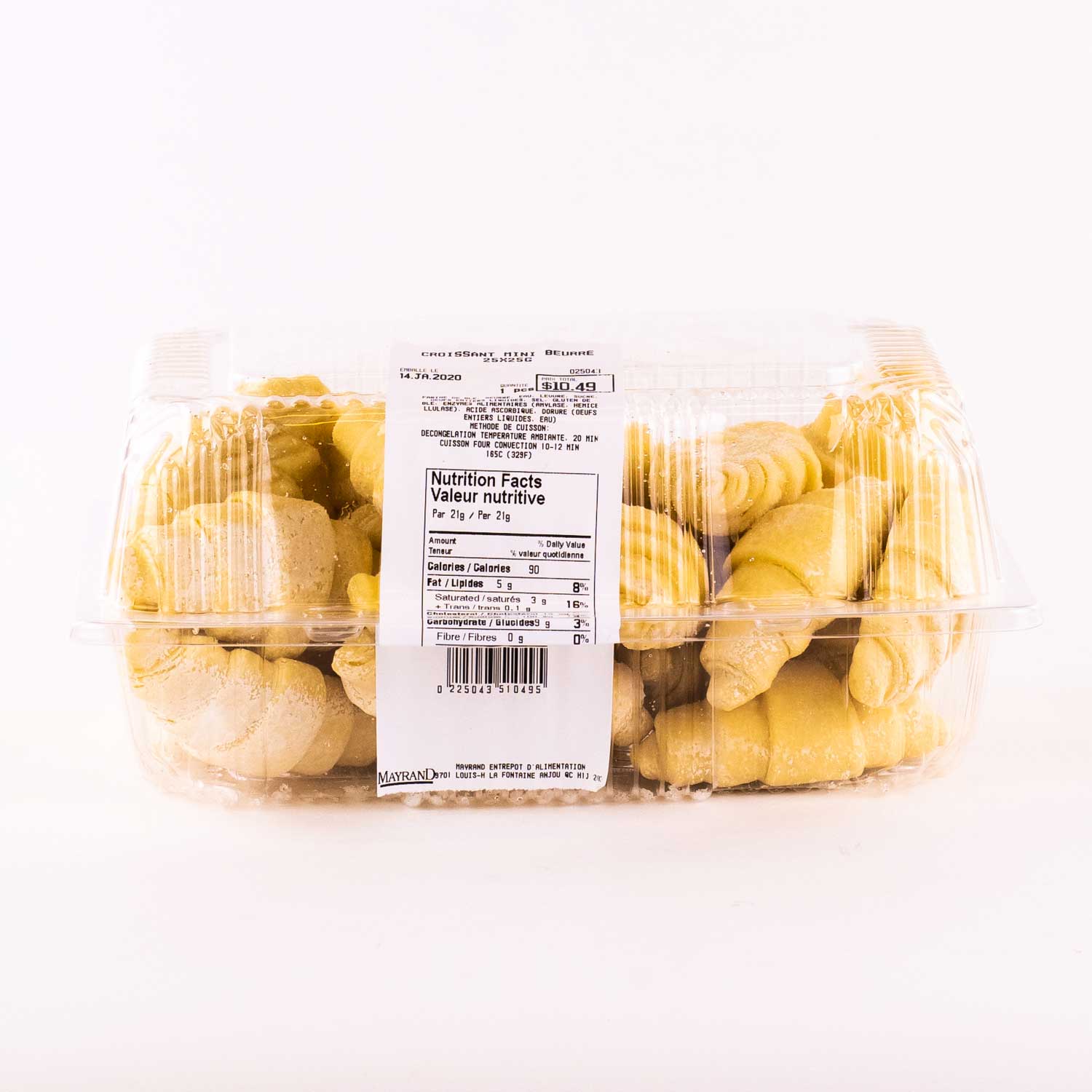 Mini Butter Croissant 25 g x25