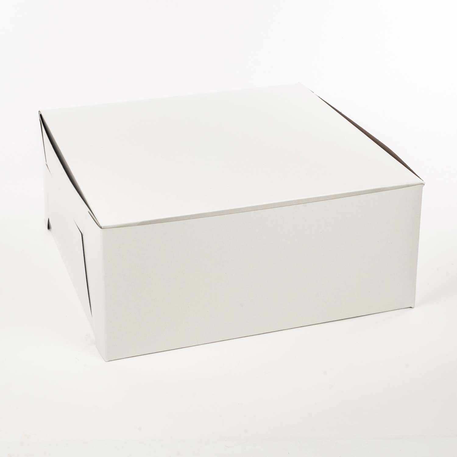 White Cardboard Cake Box 10''x10''x5'' x100