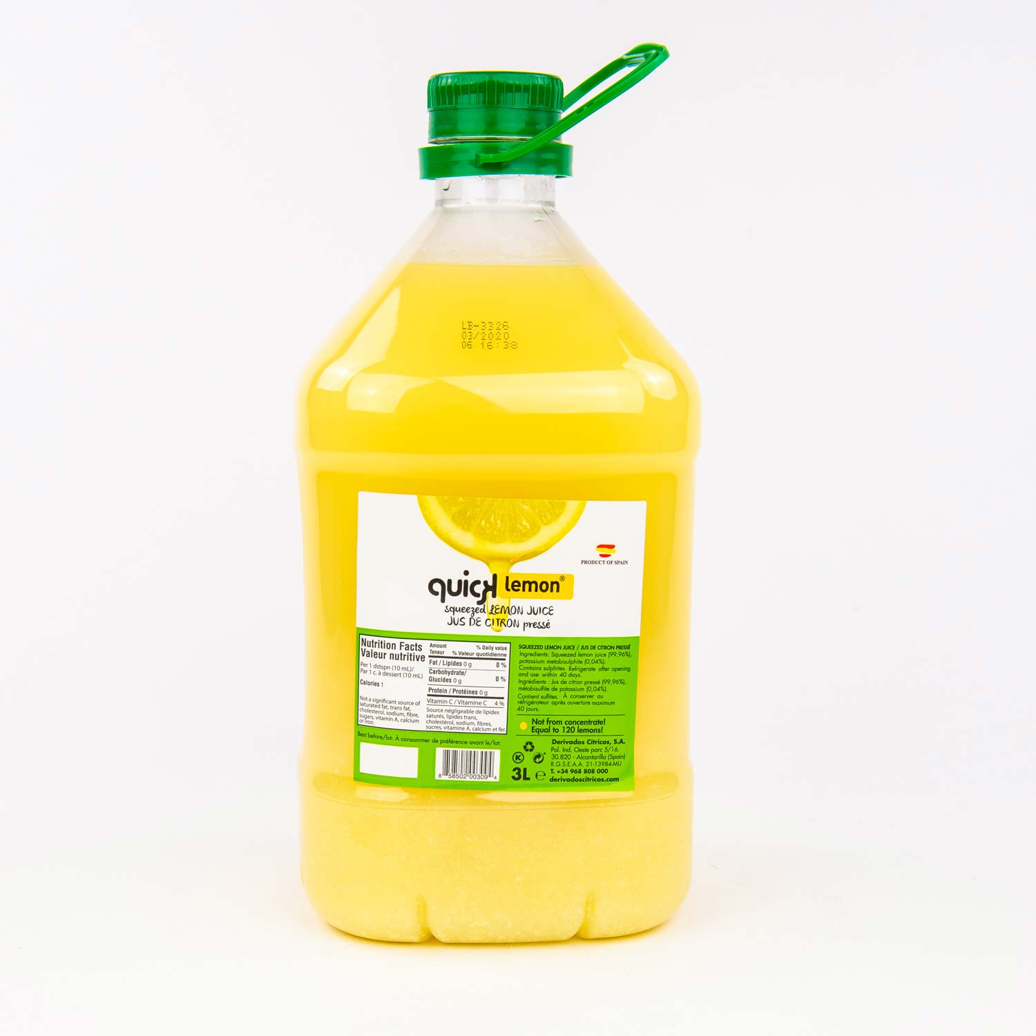 Squeezed Lemon Juice 3 L