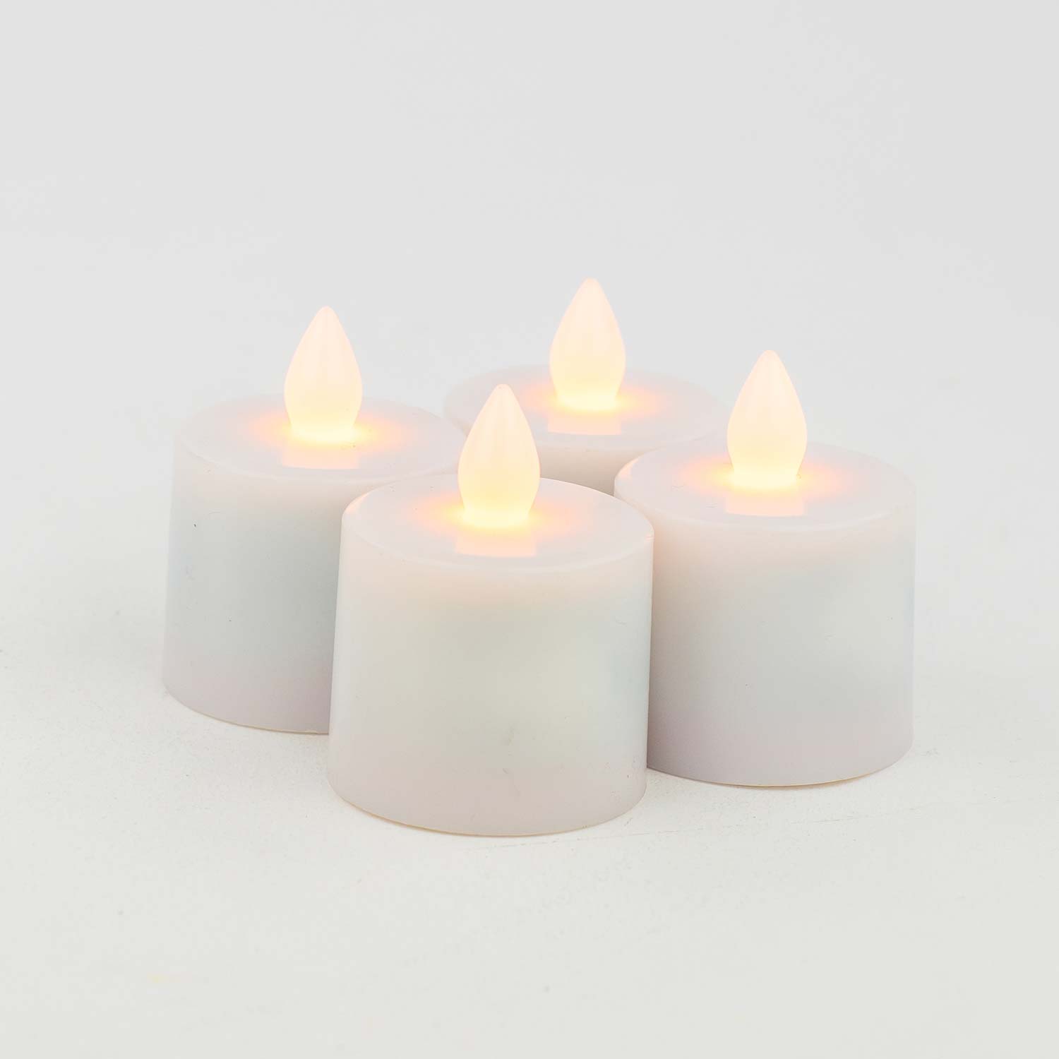 Rechargeable Amber LED Candles 2