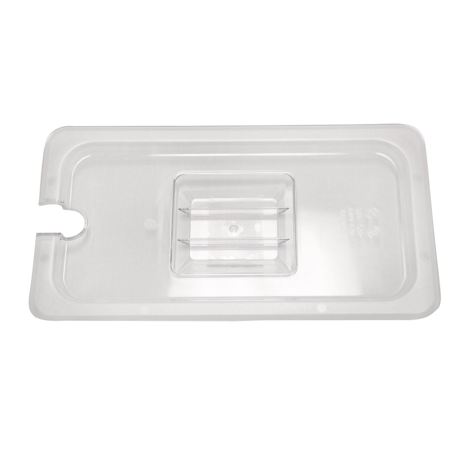 Slotted Cover Food Pan Polycarbonate 1/4 Size