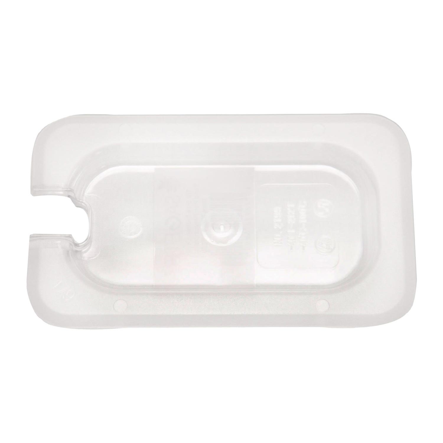 Slotted Cover Food Pan Polycarbonate 1/9 Size
