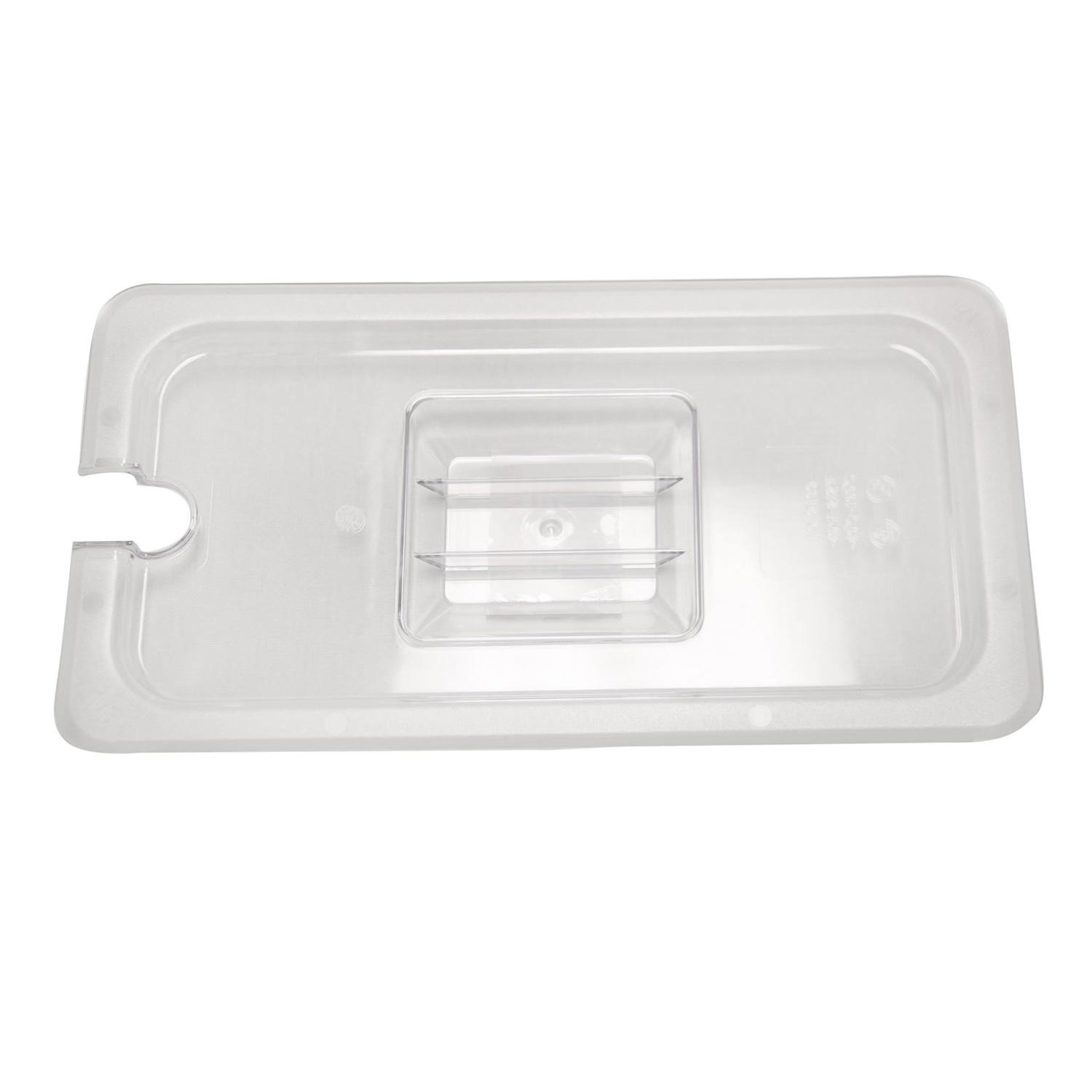 Slotted Cover Food Pan Polycarbonate Half Size