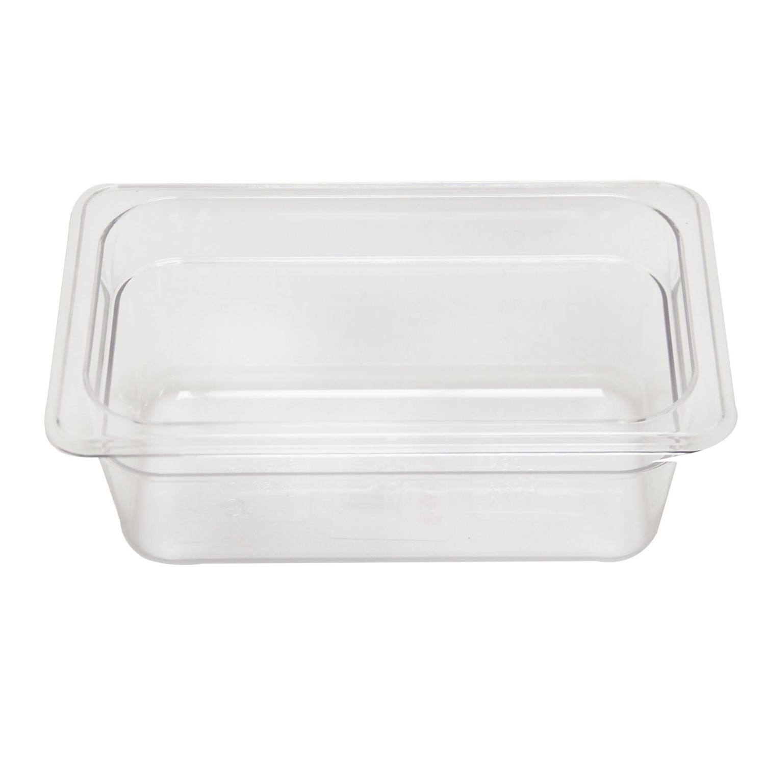 Food Pan Polycarbonate 1/4 Size x 2-1/2