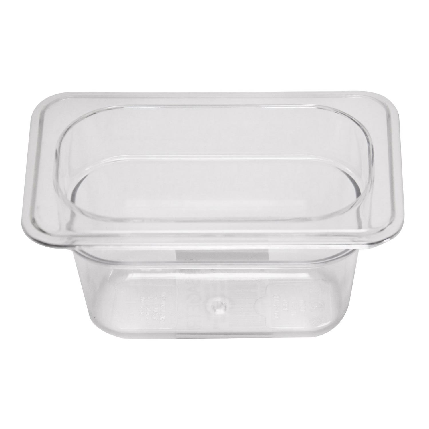 Food Pan Polycarbonate 1/9 Size x 4'' Deep