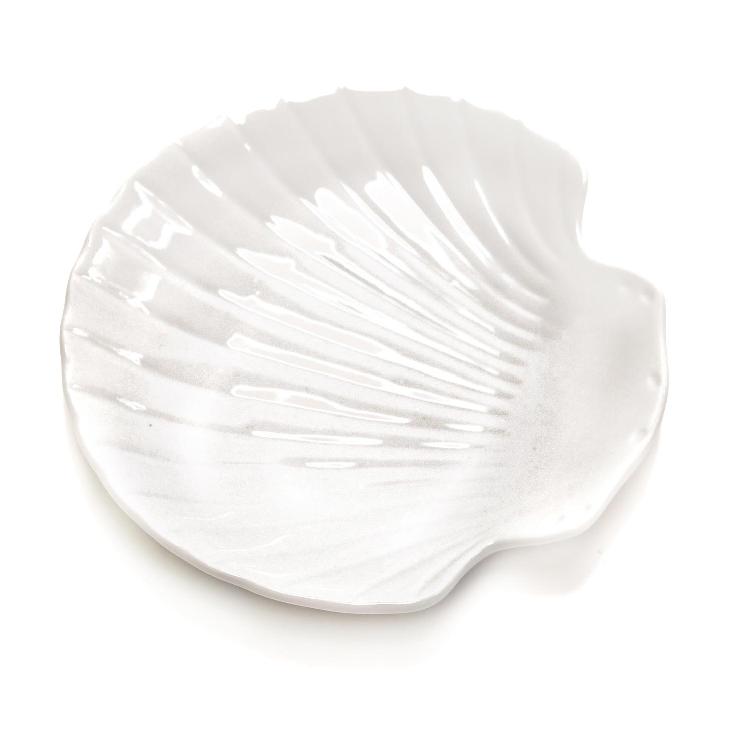 Baking Shell White Ceramic 7 1/4 oz