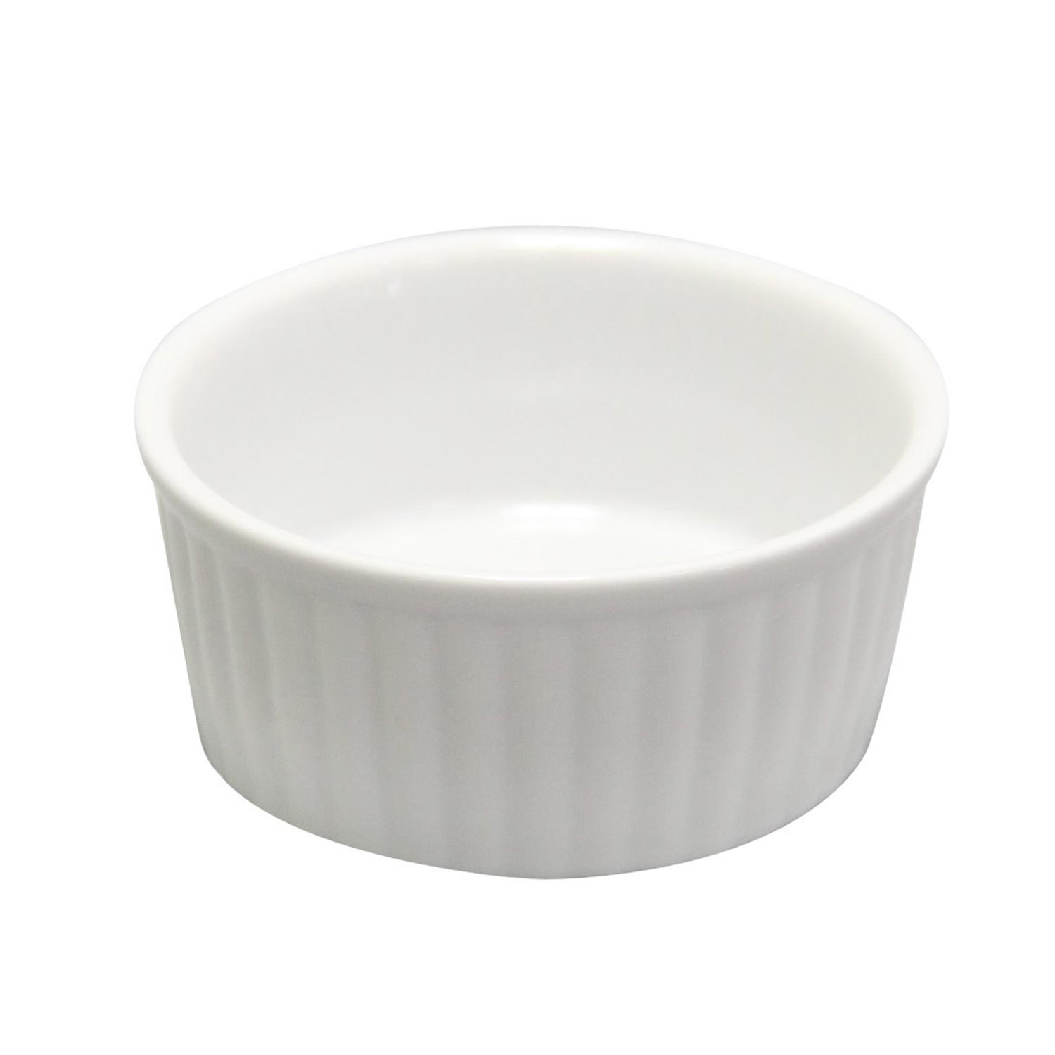 White Ceramic Ramekin 3 oz