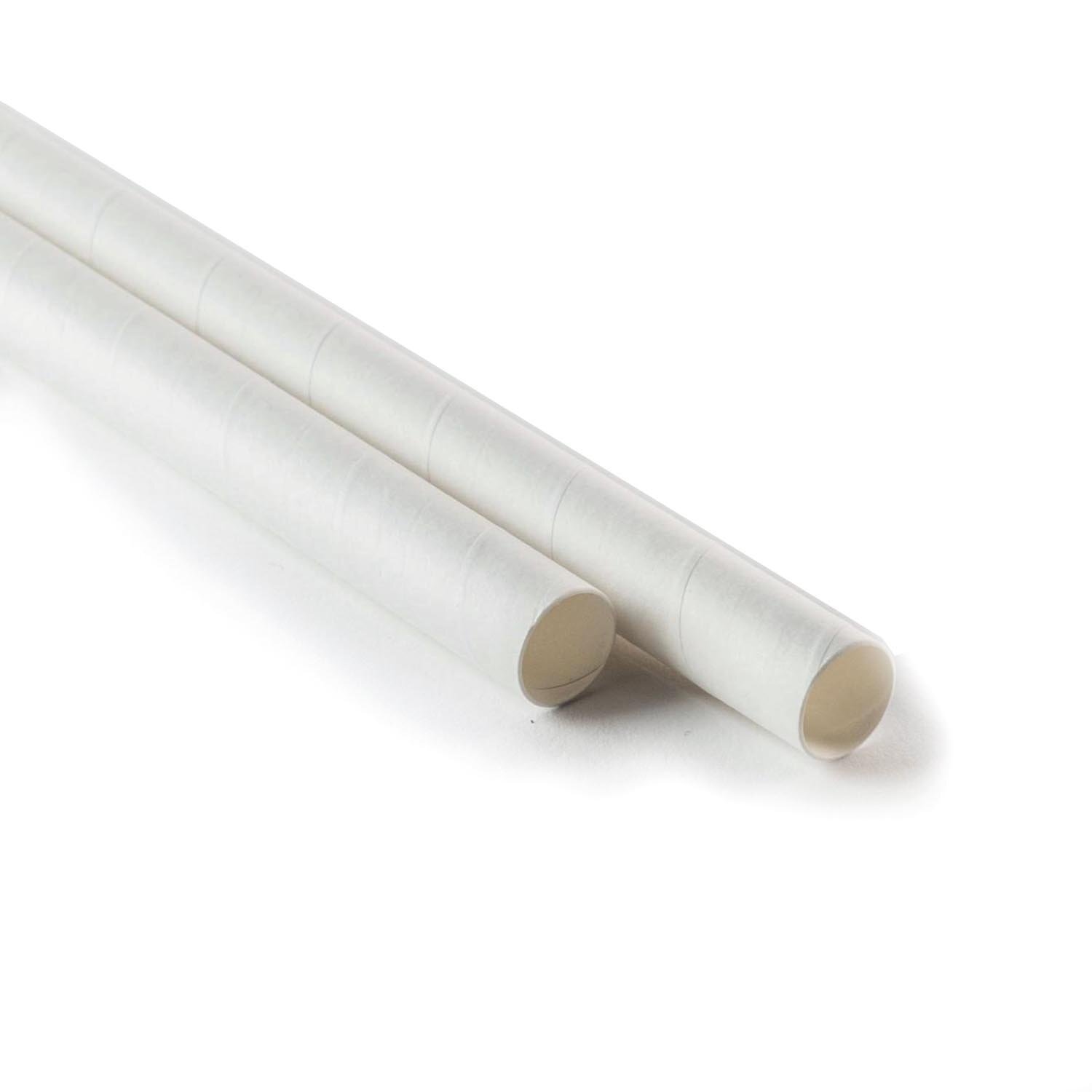 White Paper Straw 10.25