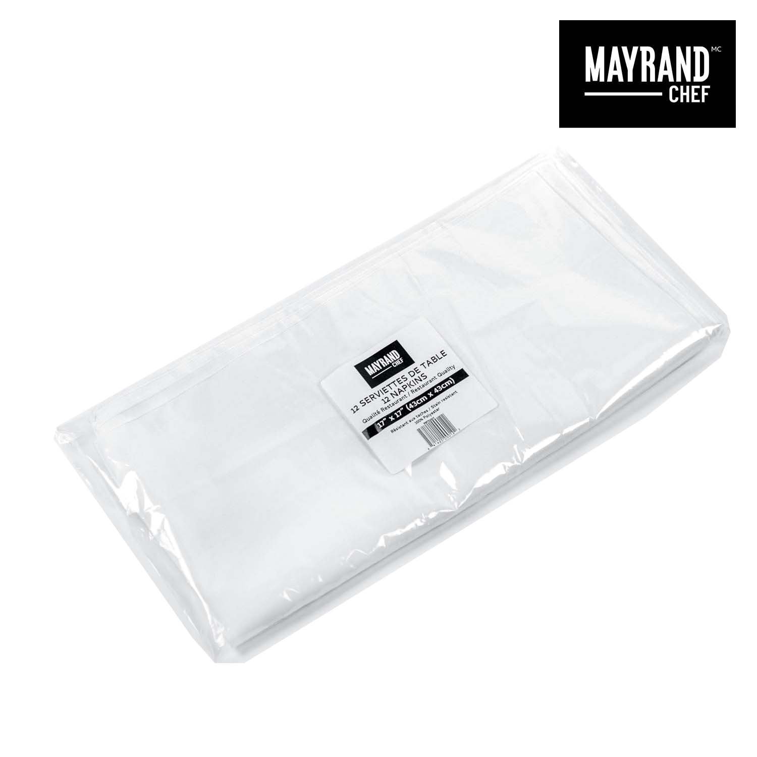 Restaurant White Cloth Napkin
