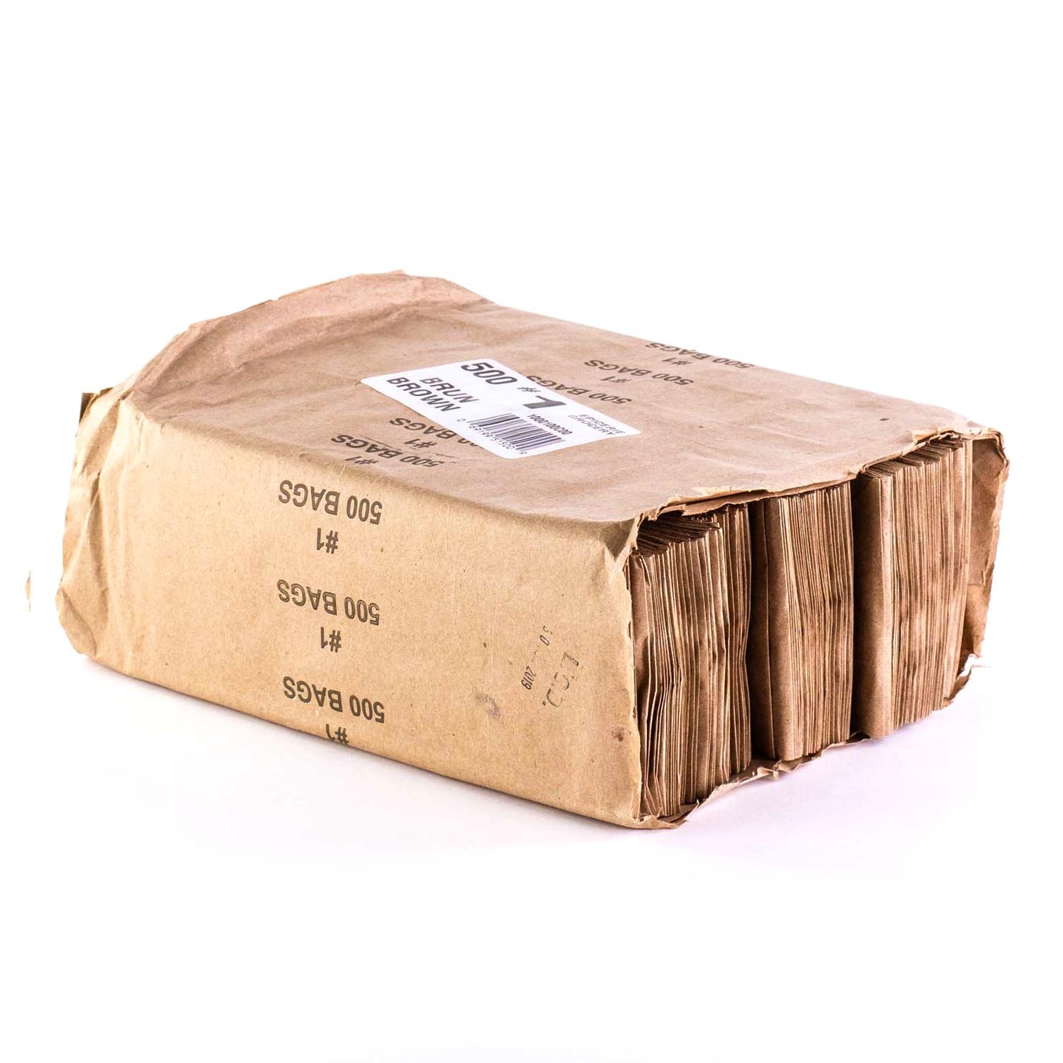Kraft Paper Bag 1lb 9.5''x7''x3.5''x500