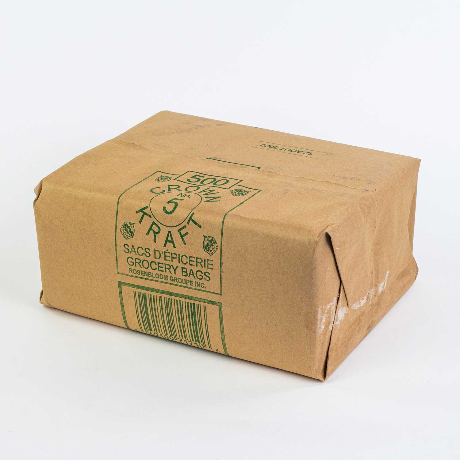 Kraft Paper Bag 5lb 11''x8.75''x5.25'' x500